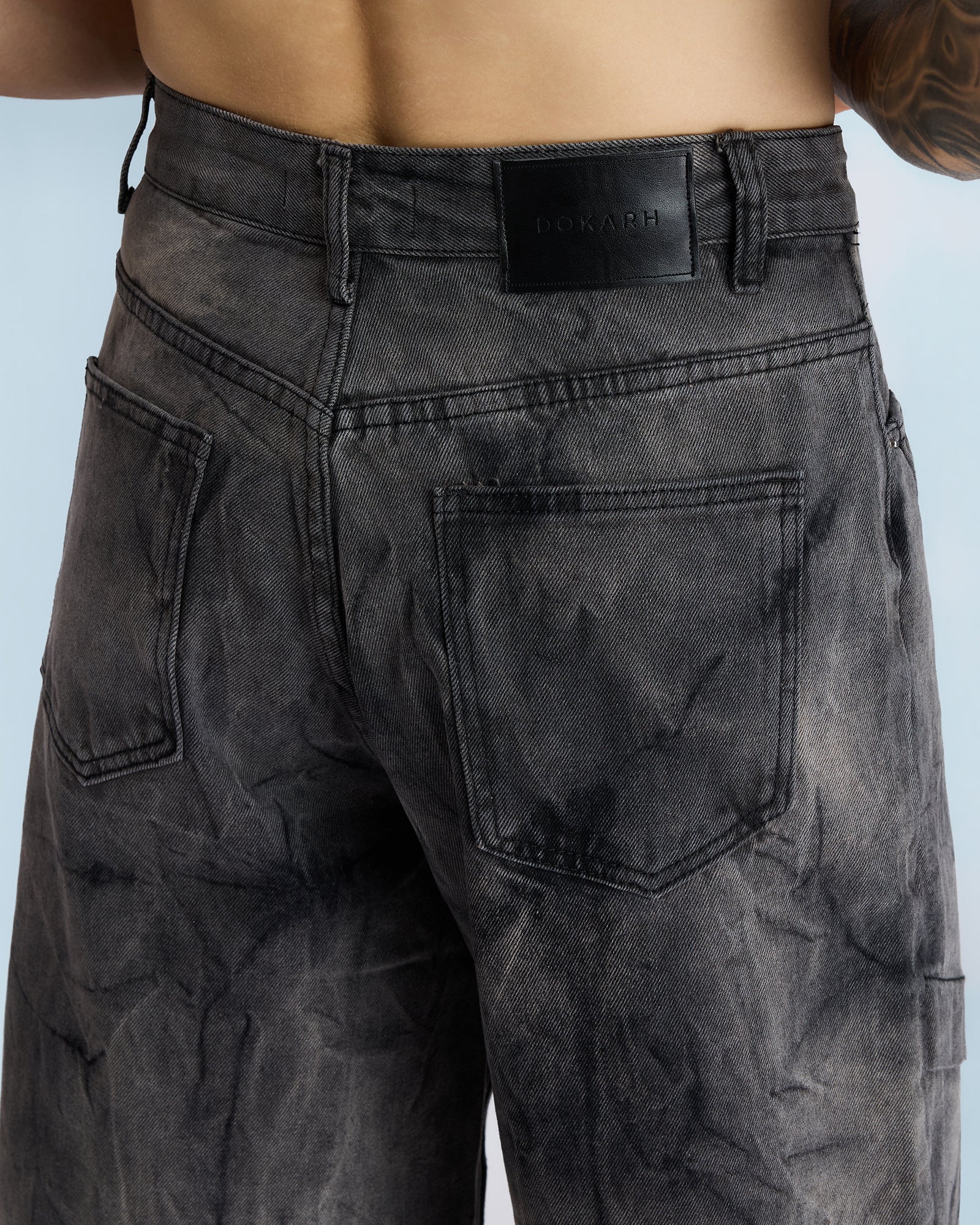 SLATE PANELLED JORTS