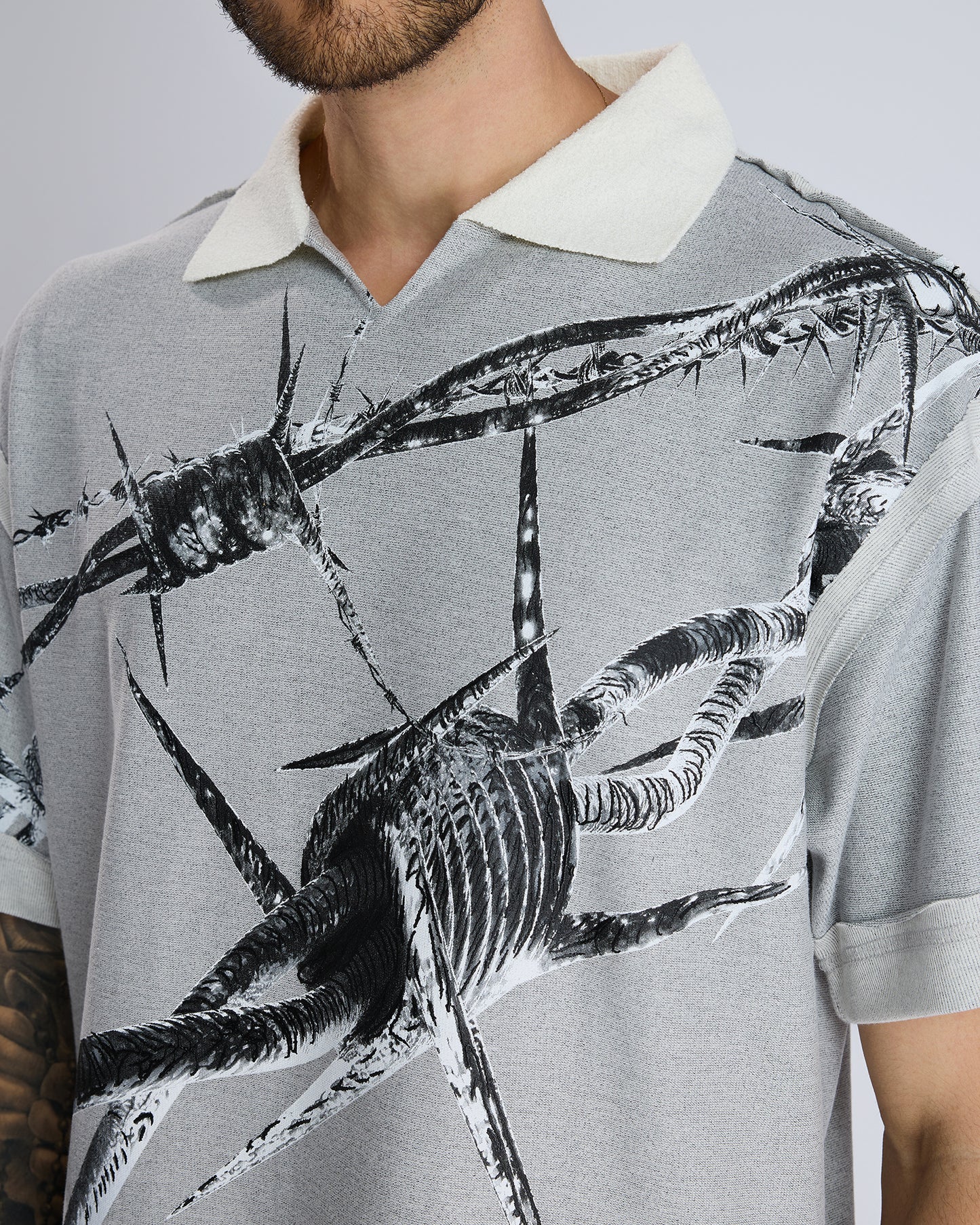 TEXTURED POLO T-SHIRT