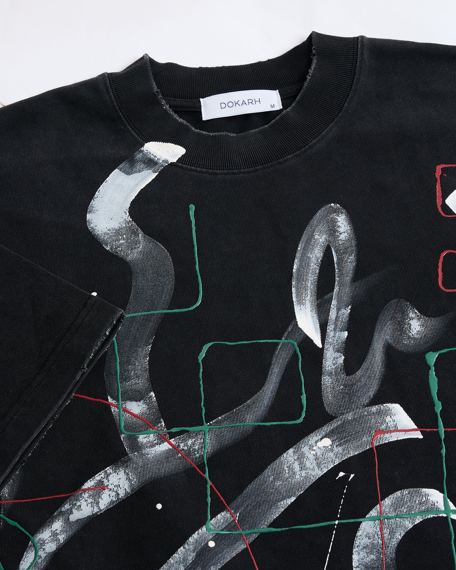 ABSTRACT PAINTED GRAPHIC TEE