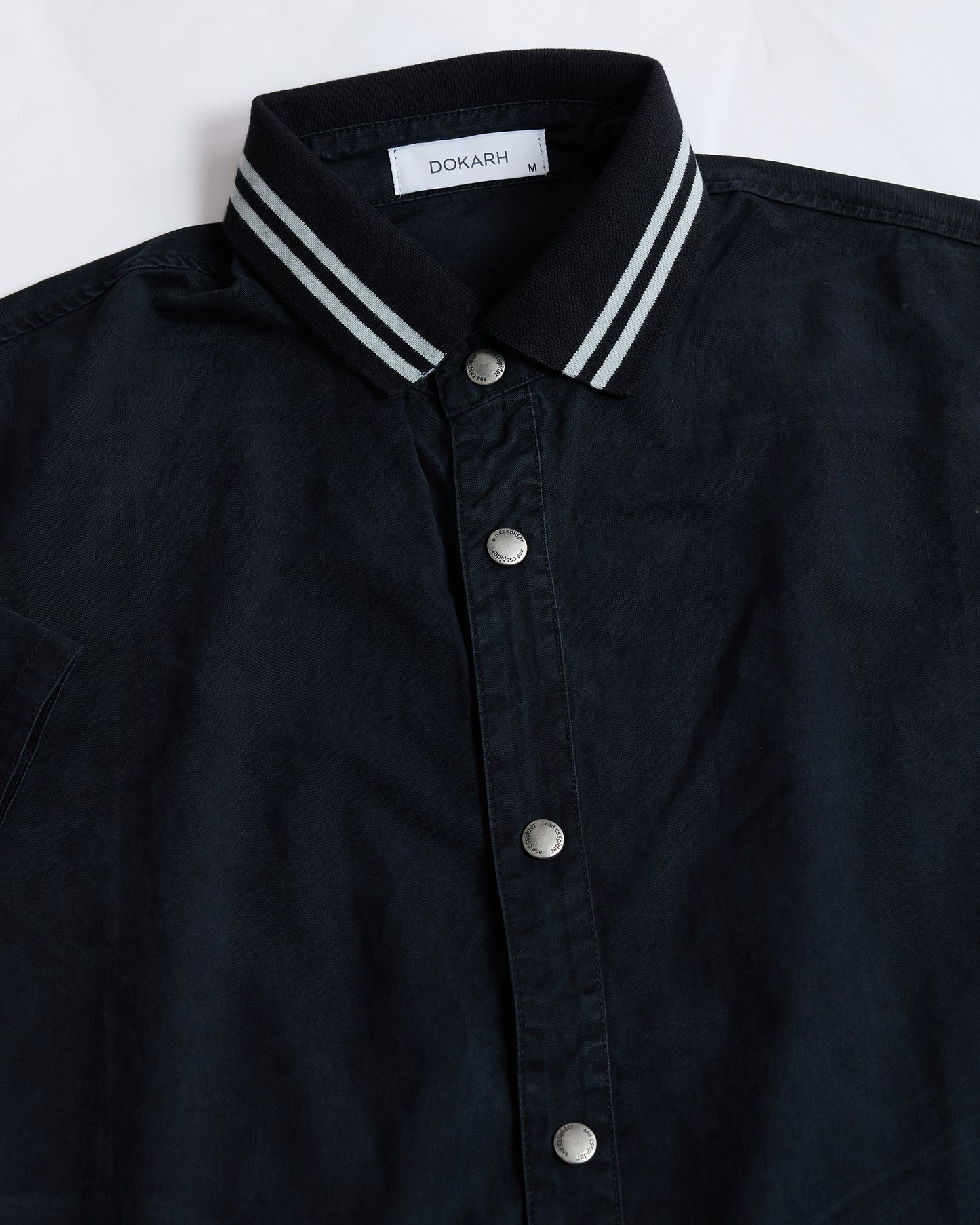 SHORT-SLEEVE VARSITY JACKET