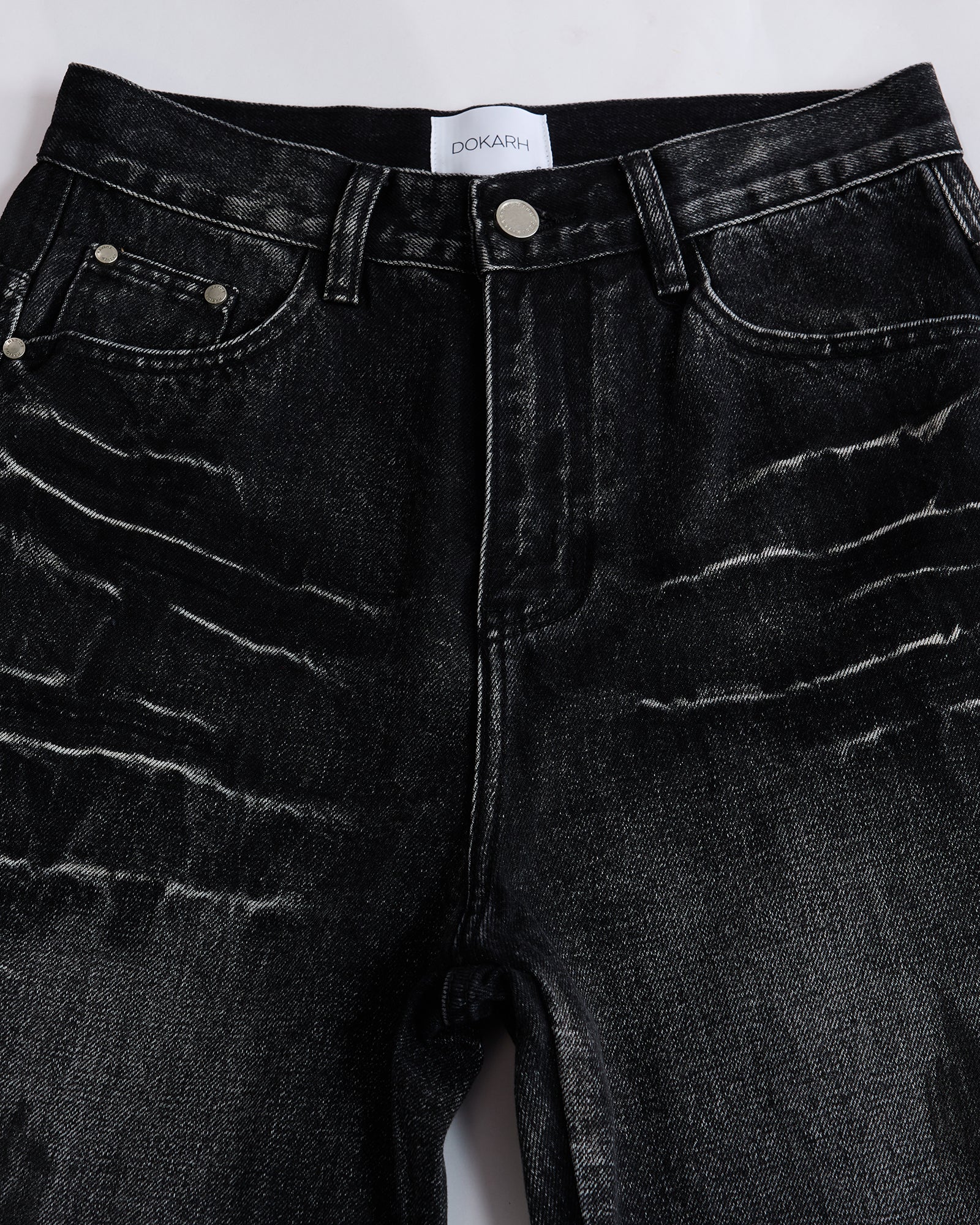 HAND-BRUSHED FADE EFFECT DENIM