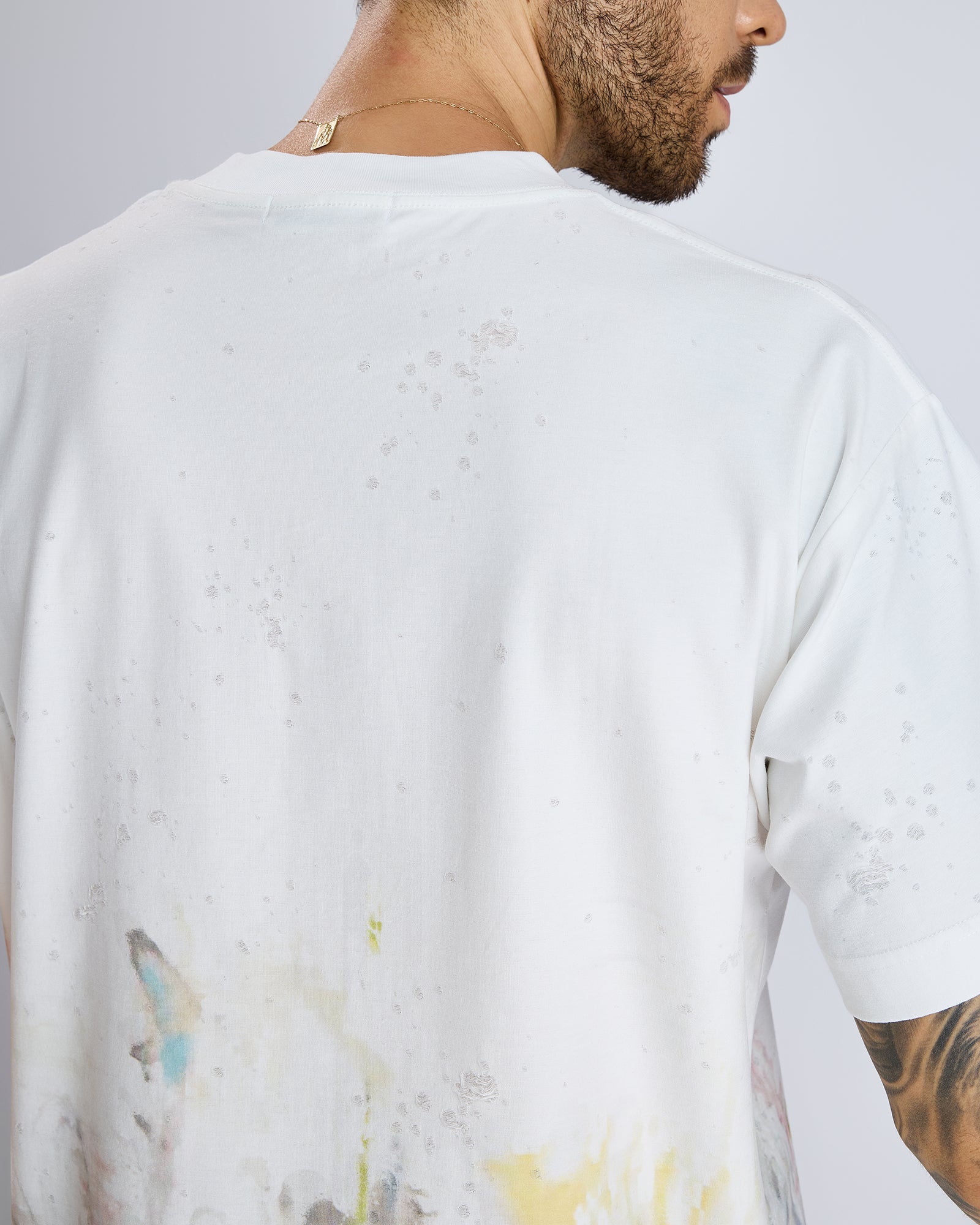 GRAFFITI FADE PRINT T-SHIRT