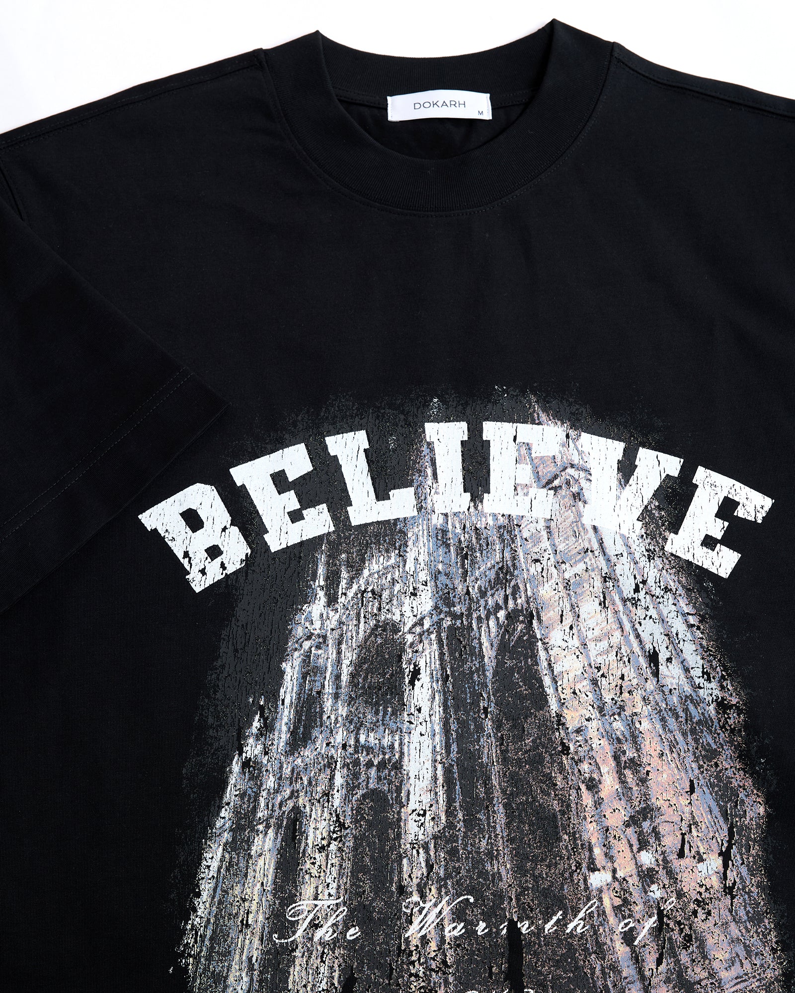 BELIEVE OVERSIZED GRAPHIC TEE