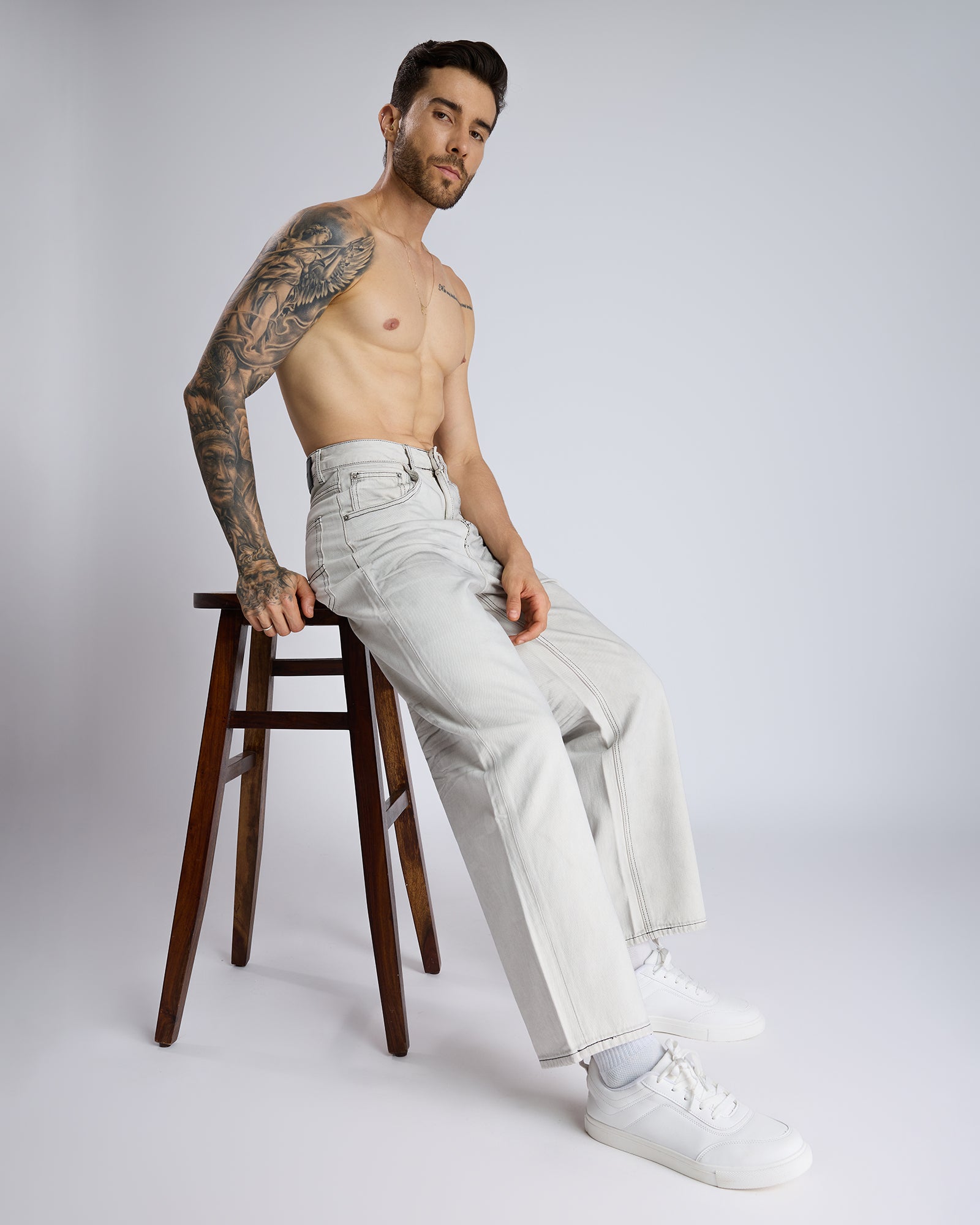 ASH FADE STRAIGHT-LEG DENIM