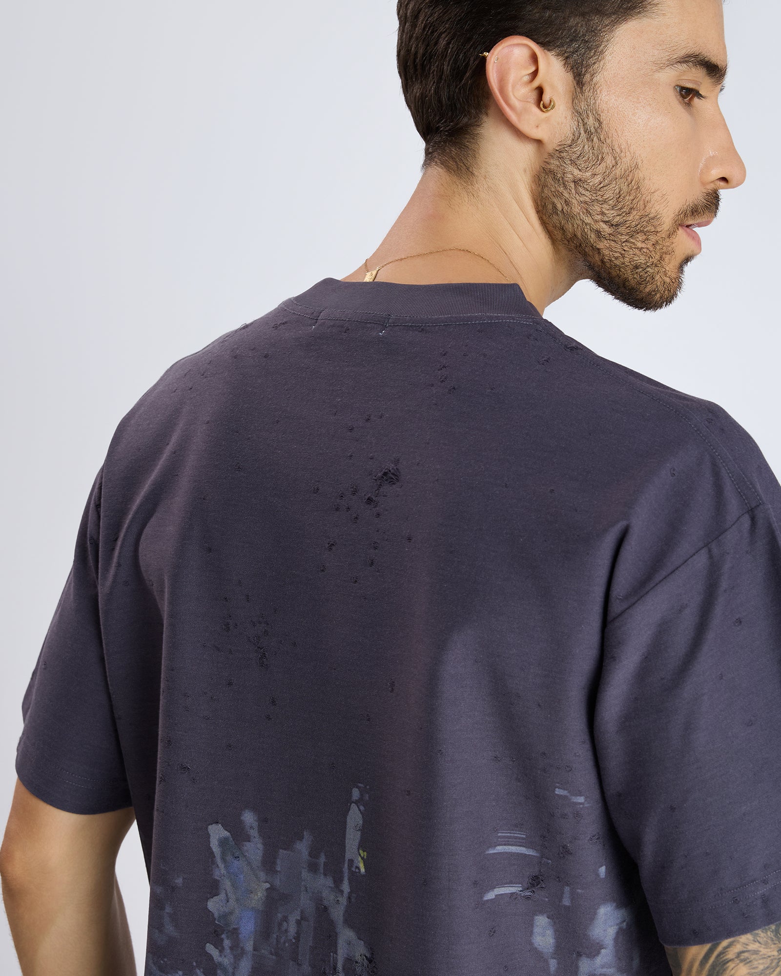 WASHED GRAPHIC PRINT T-SHIRT