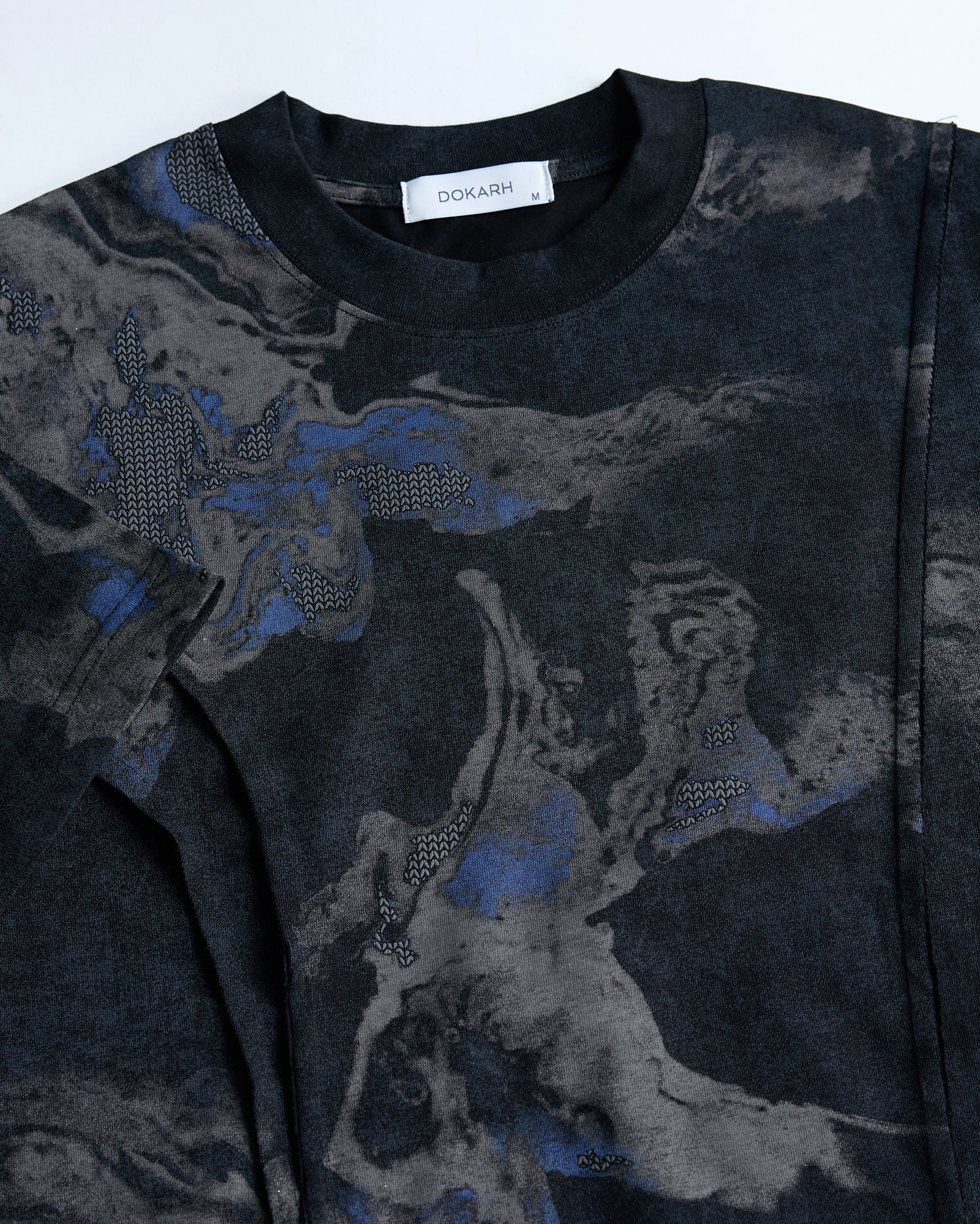 MULTI TEXTURED T-SHIRT by DOKARH