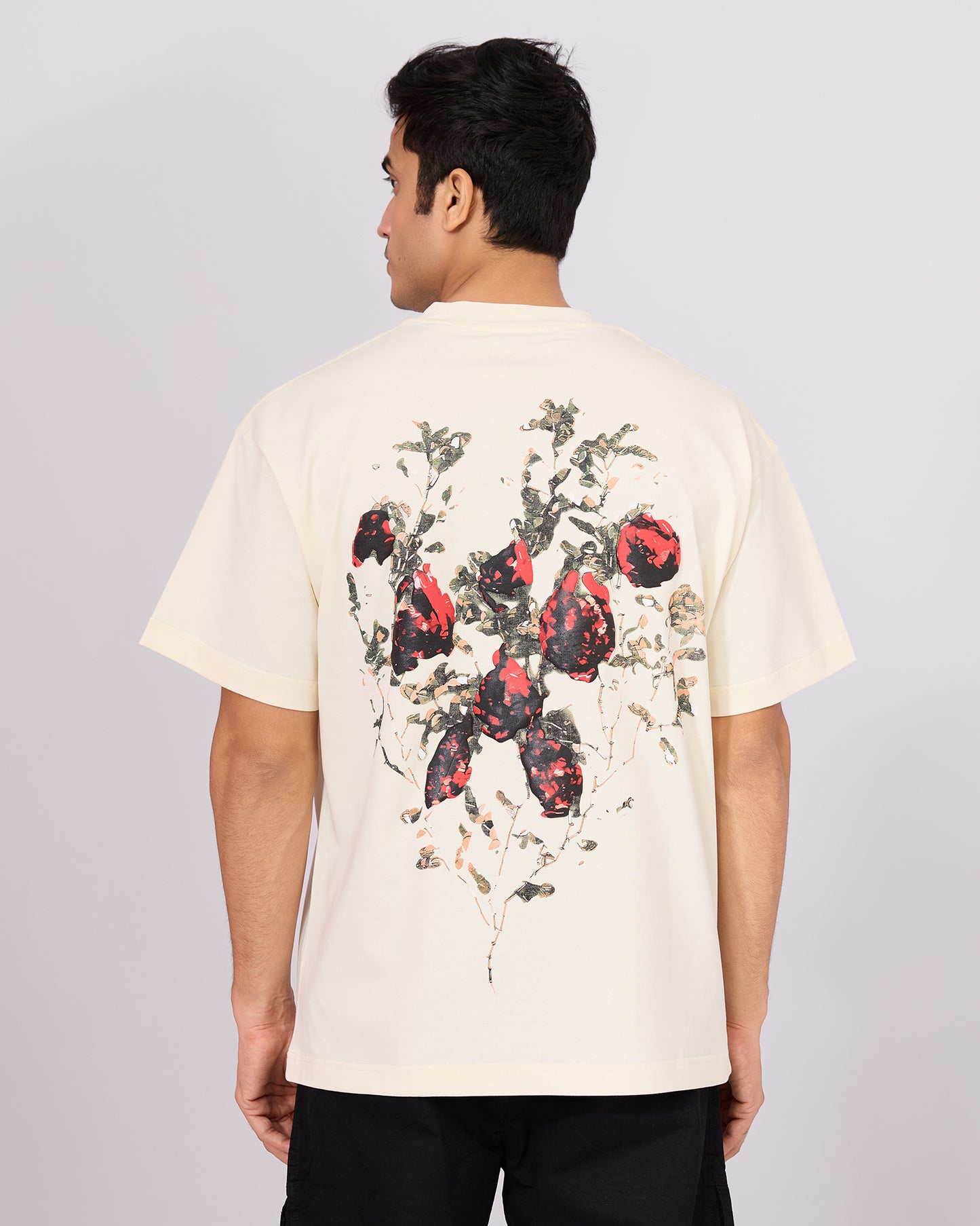IVORY BLOOM OVERSIZED T-SHIRT