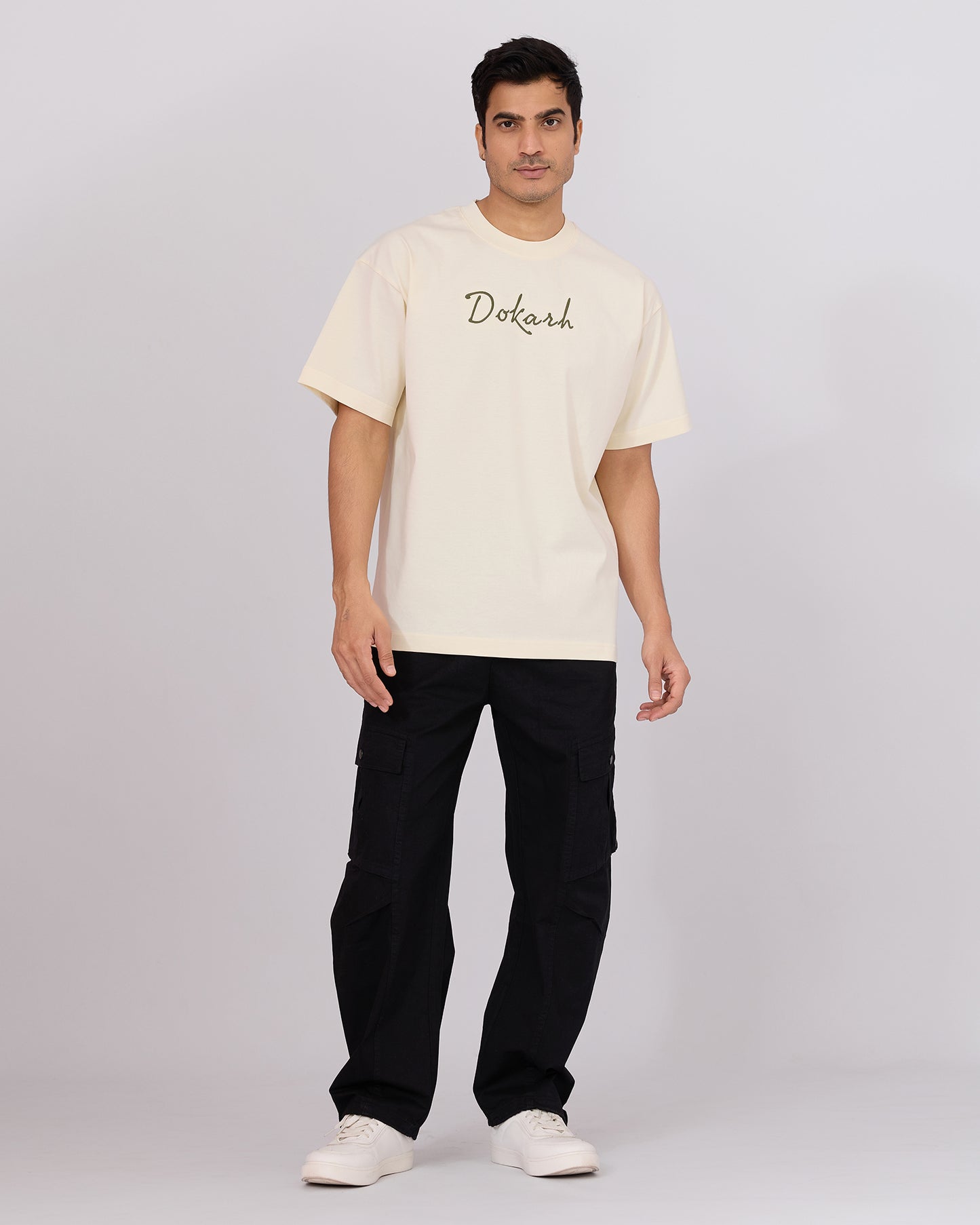 IVORY BLOOM OVERSIZED T-SHIRT