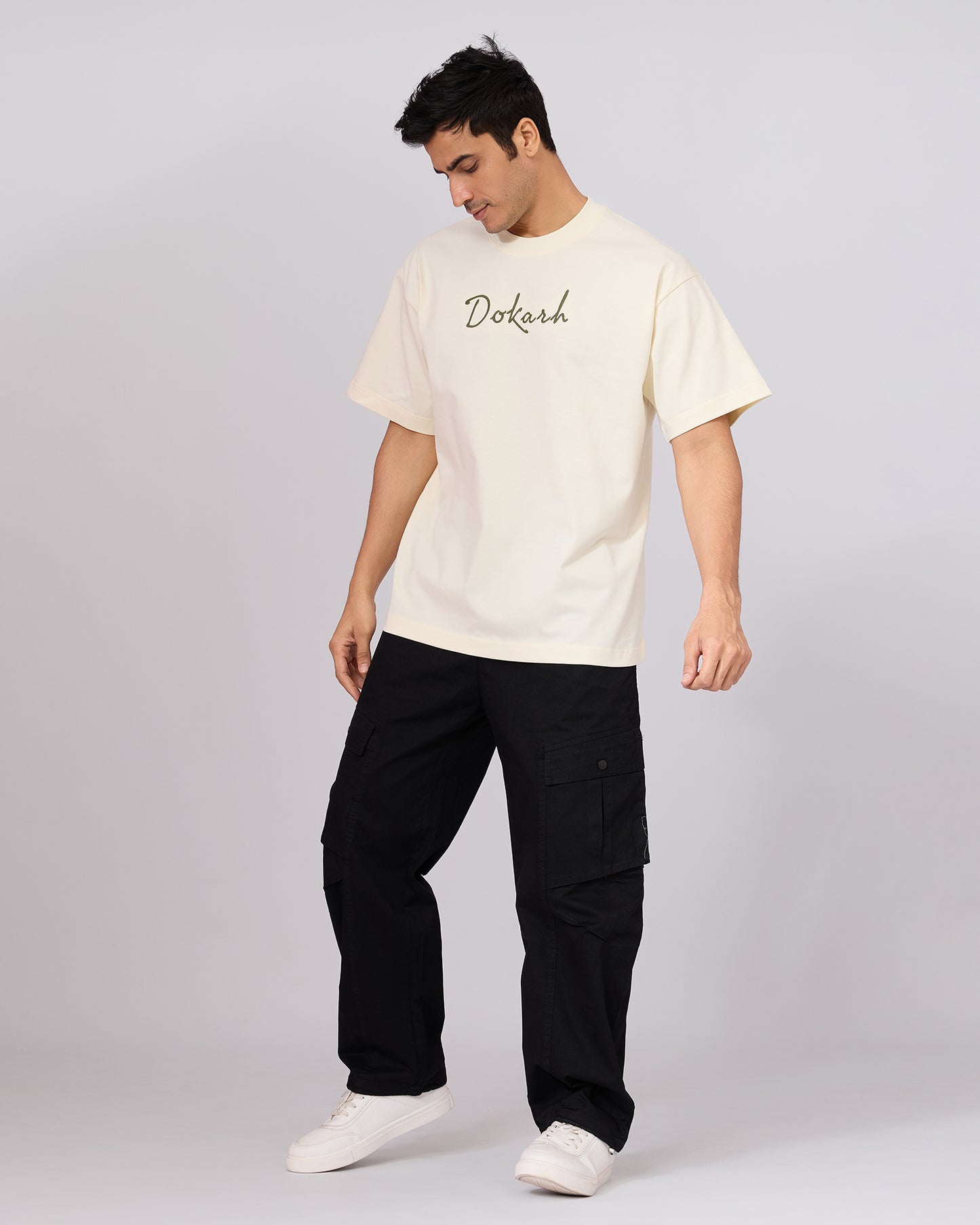 IVORY BLOOM OVERSIZED T-SHIRT