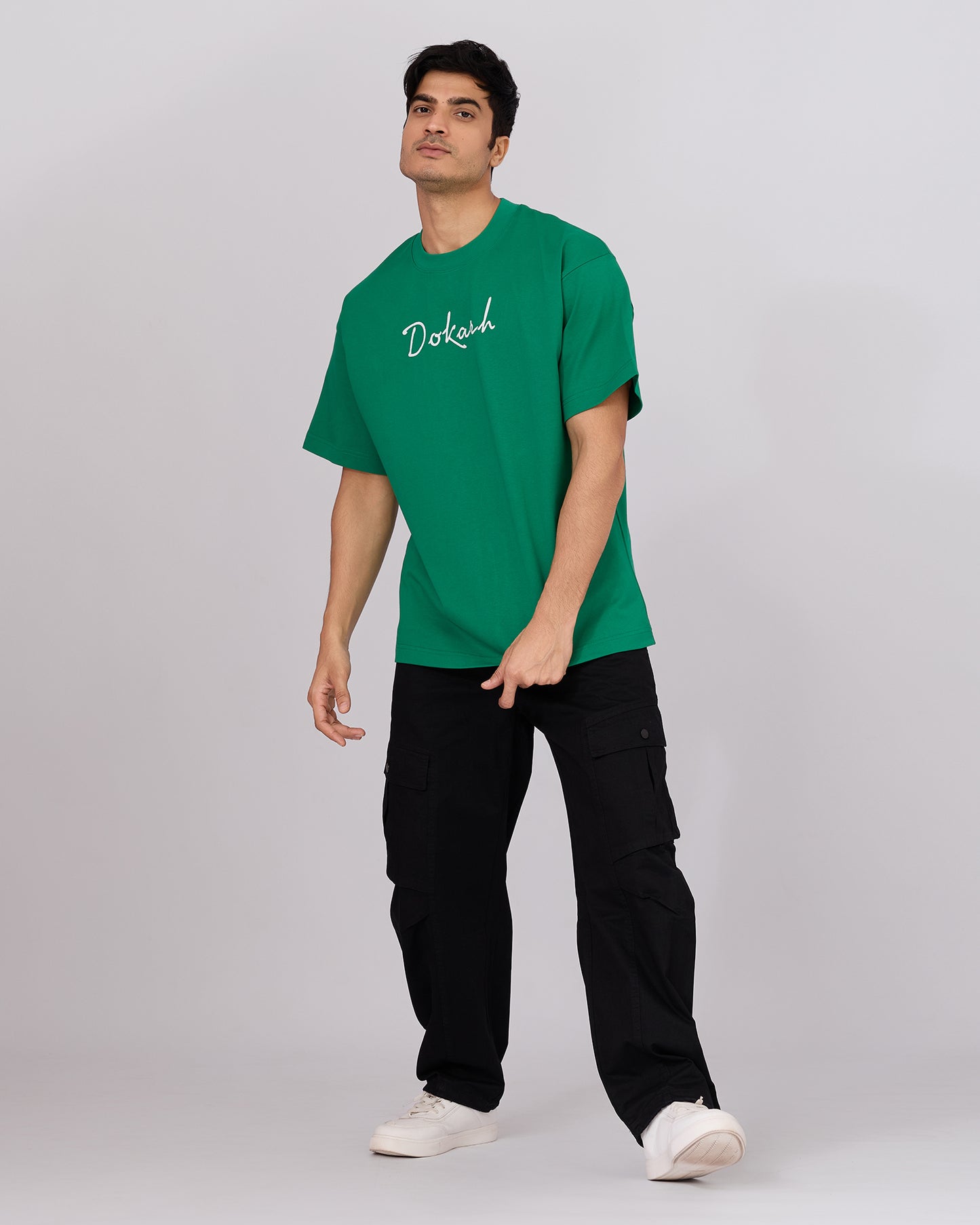 EMERALD BLOOM OVERSIZED T-SHIRT