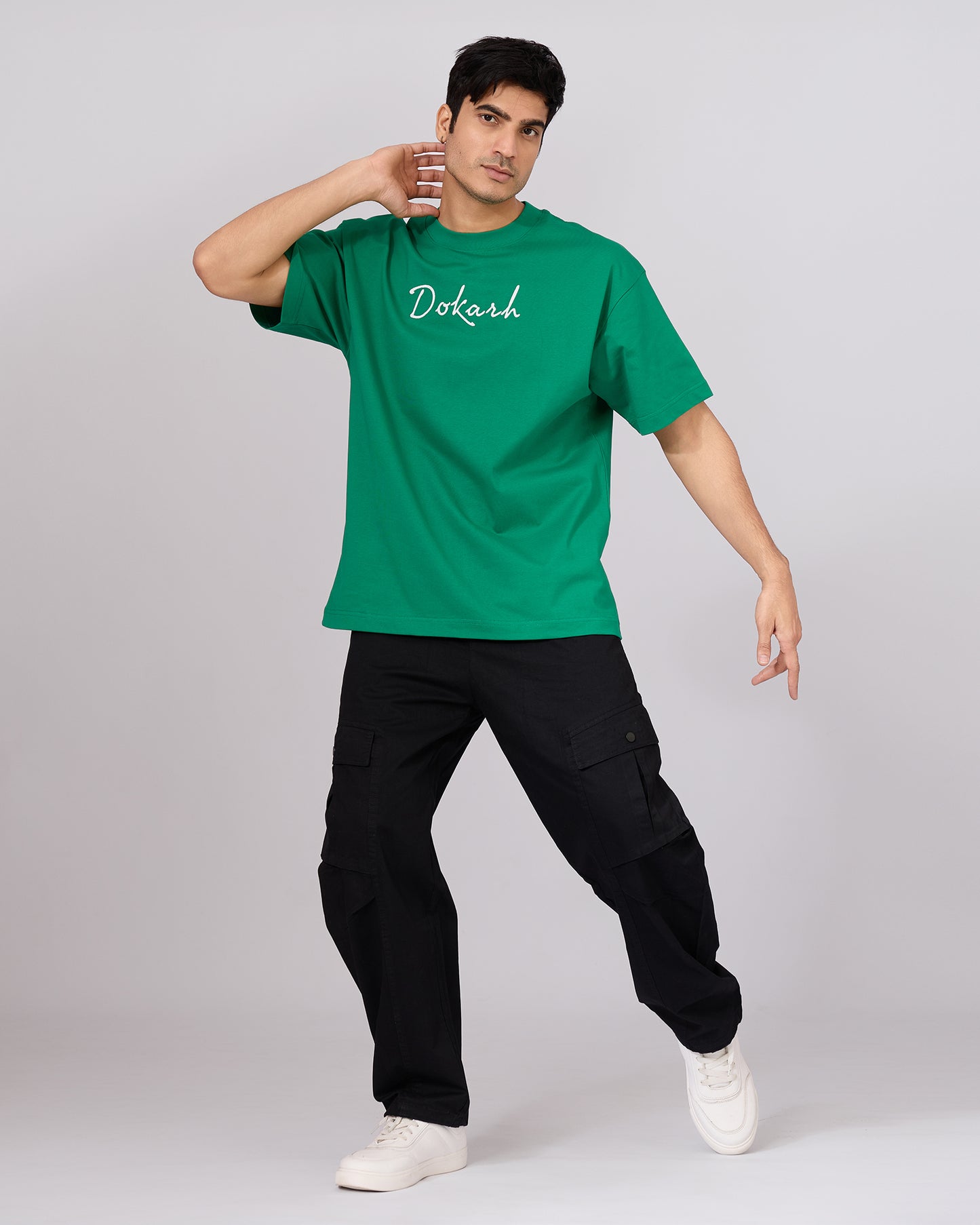 EMERALD BLOOM OVERSIZED T-SHIRT