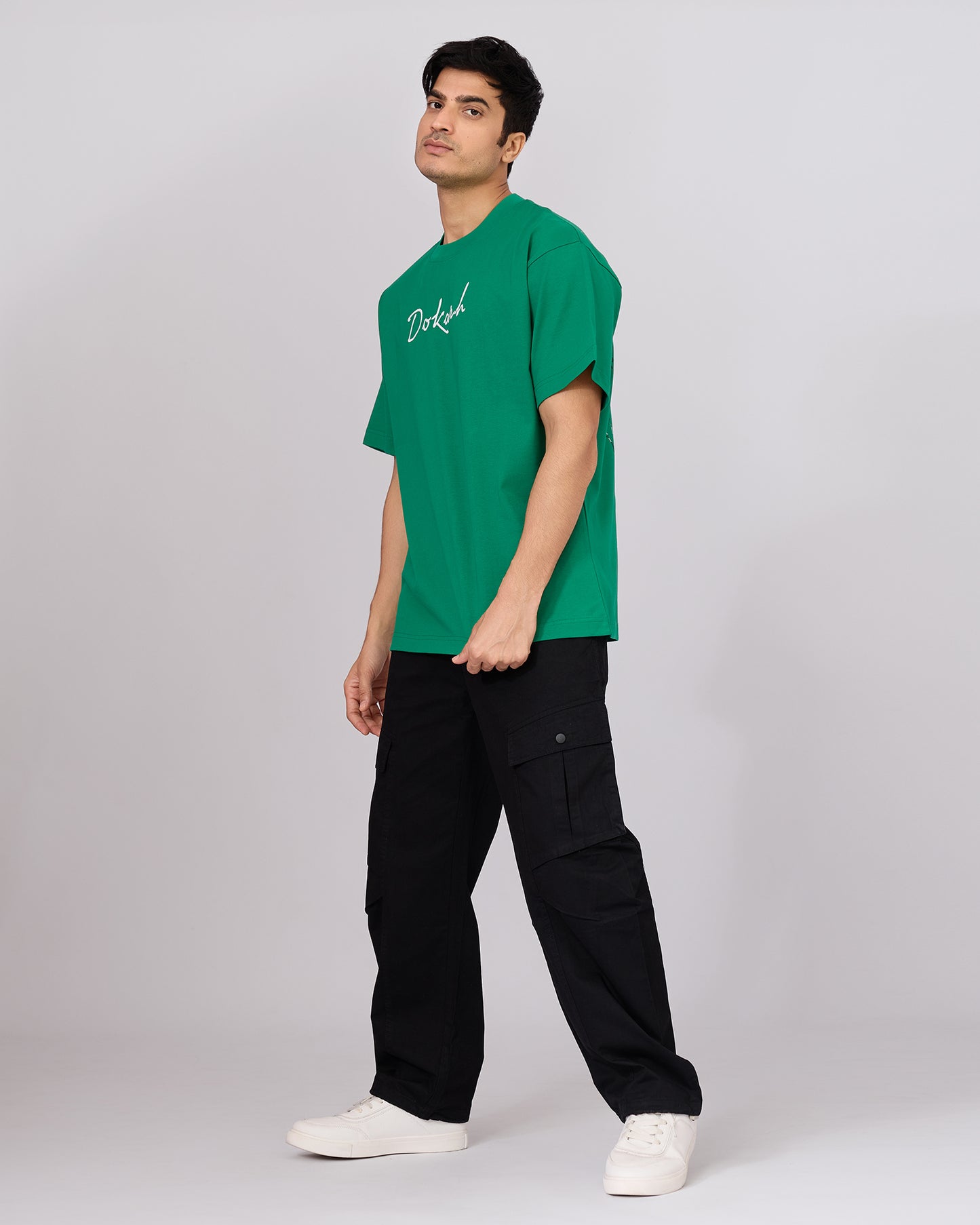 EMERALD BLOOM OVERSIZED T-SHIRT