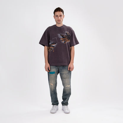 Men's Patchwork Baggy Jeans