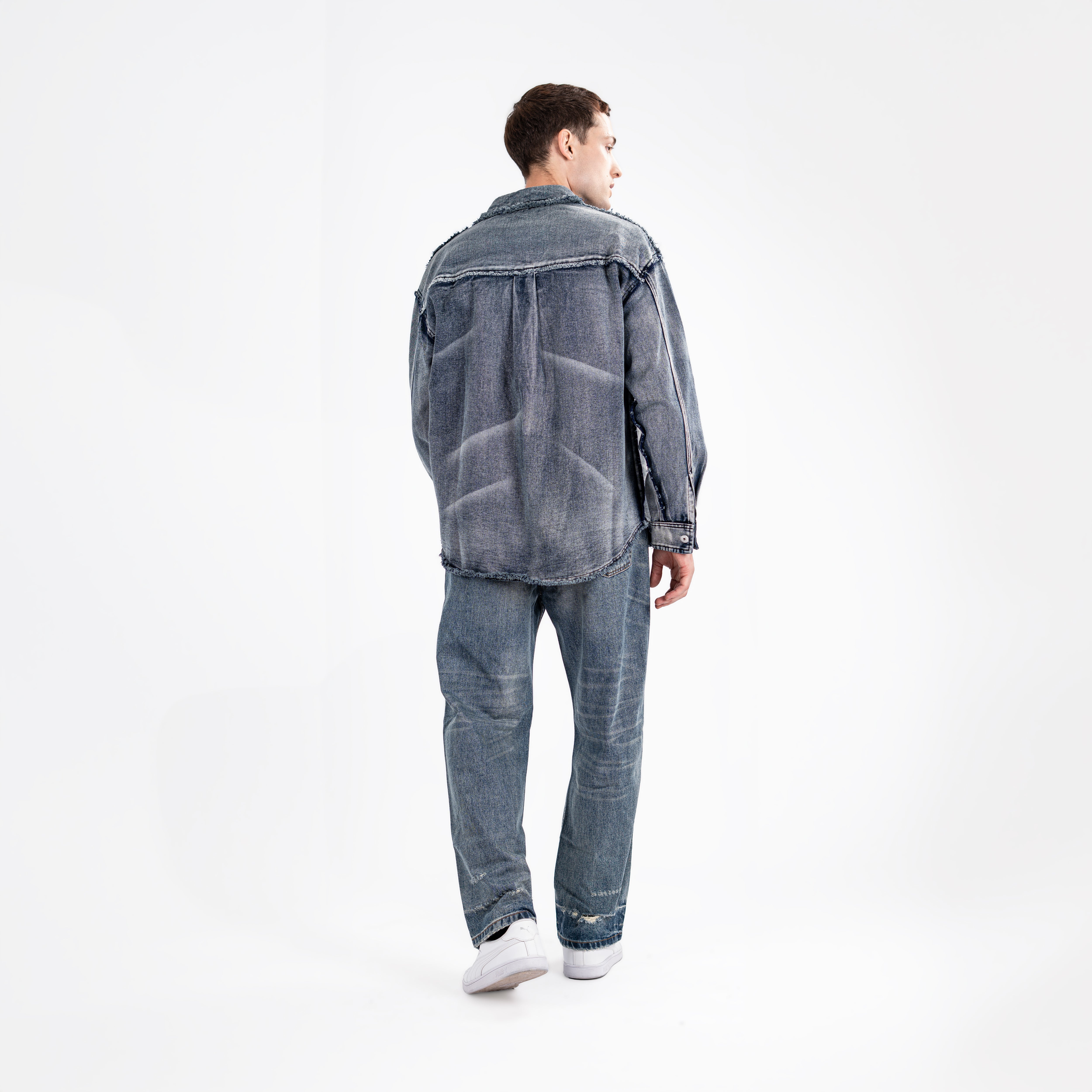 Men's Faded Denim Shirt