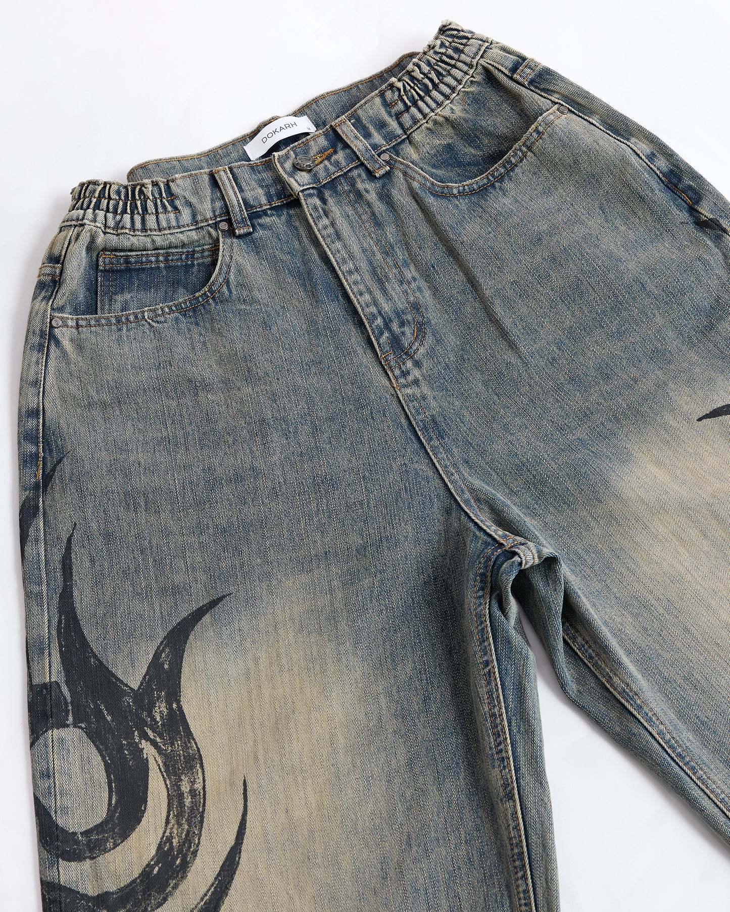 WASHED BAGGY JEANS