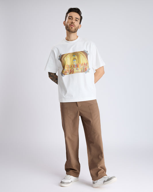 TAPED PRINT T-SHIRT