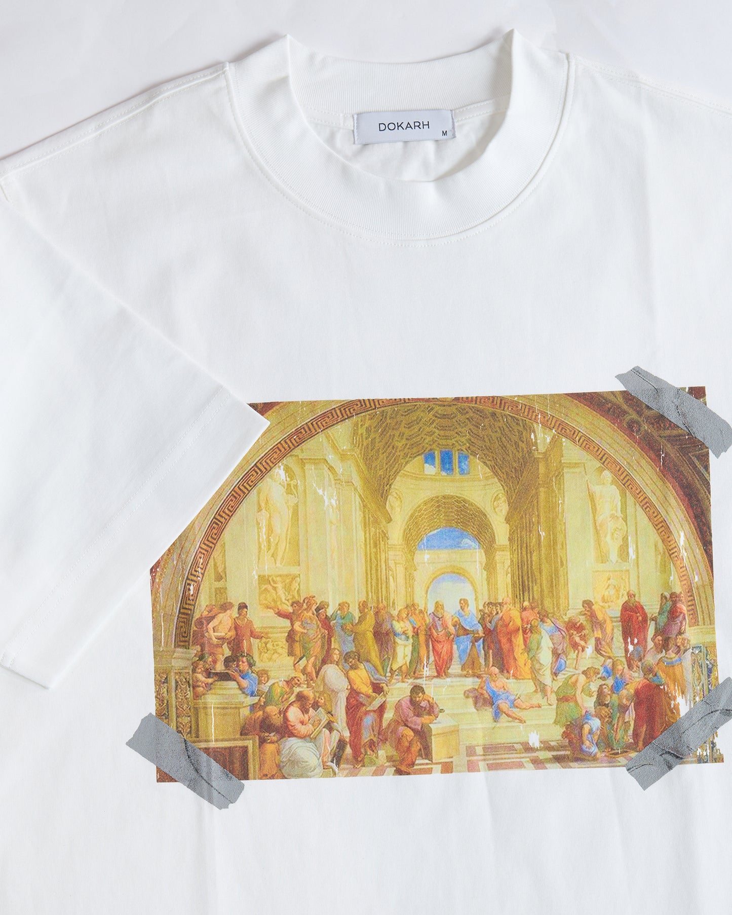 TAPED PRINT T-SHIRT