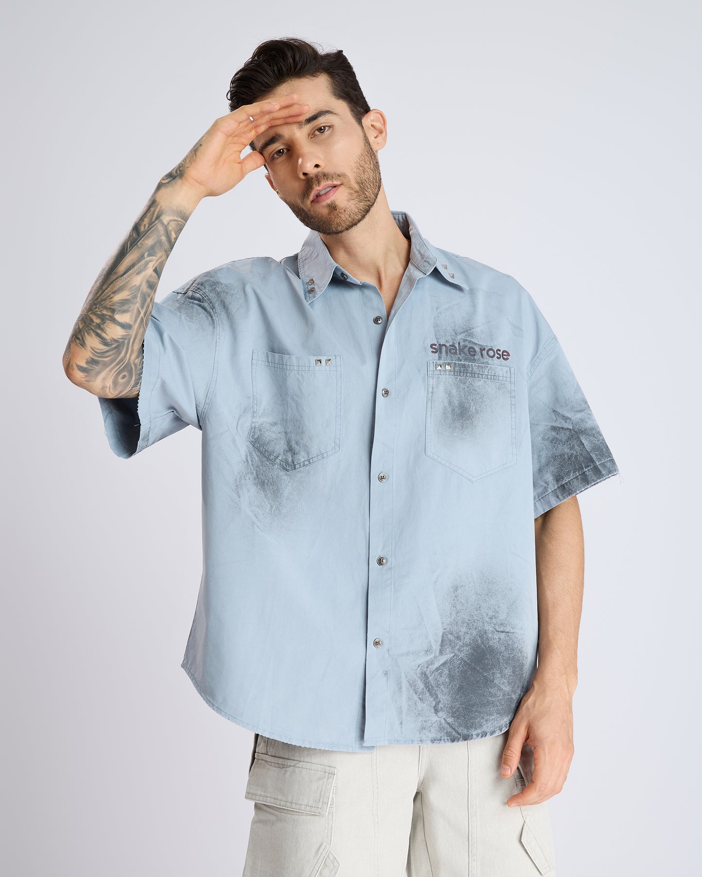 SNAKE ROSE SHIRT