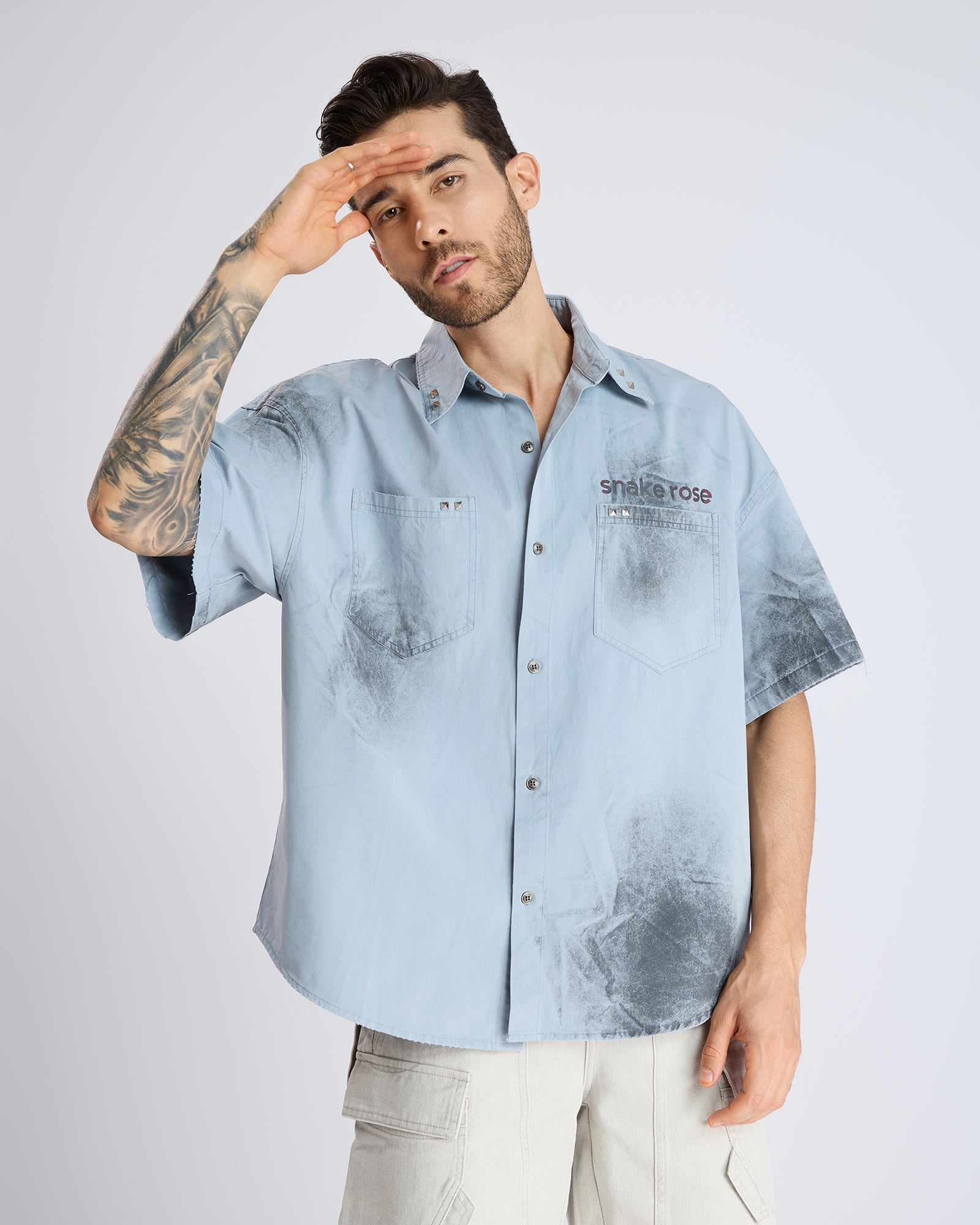 SNAKE ROSE SHIRT