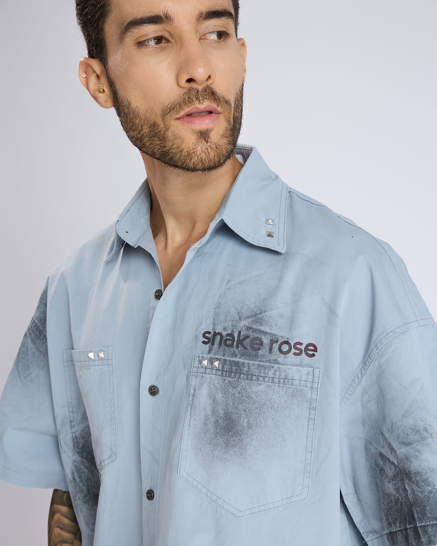 SNAKE ROSE SHIRT