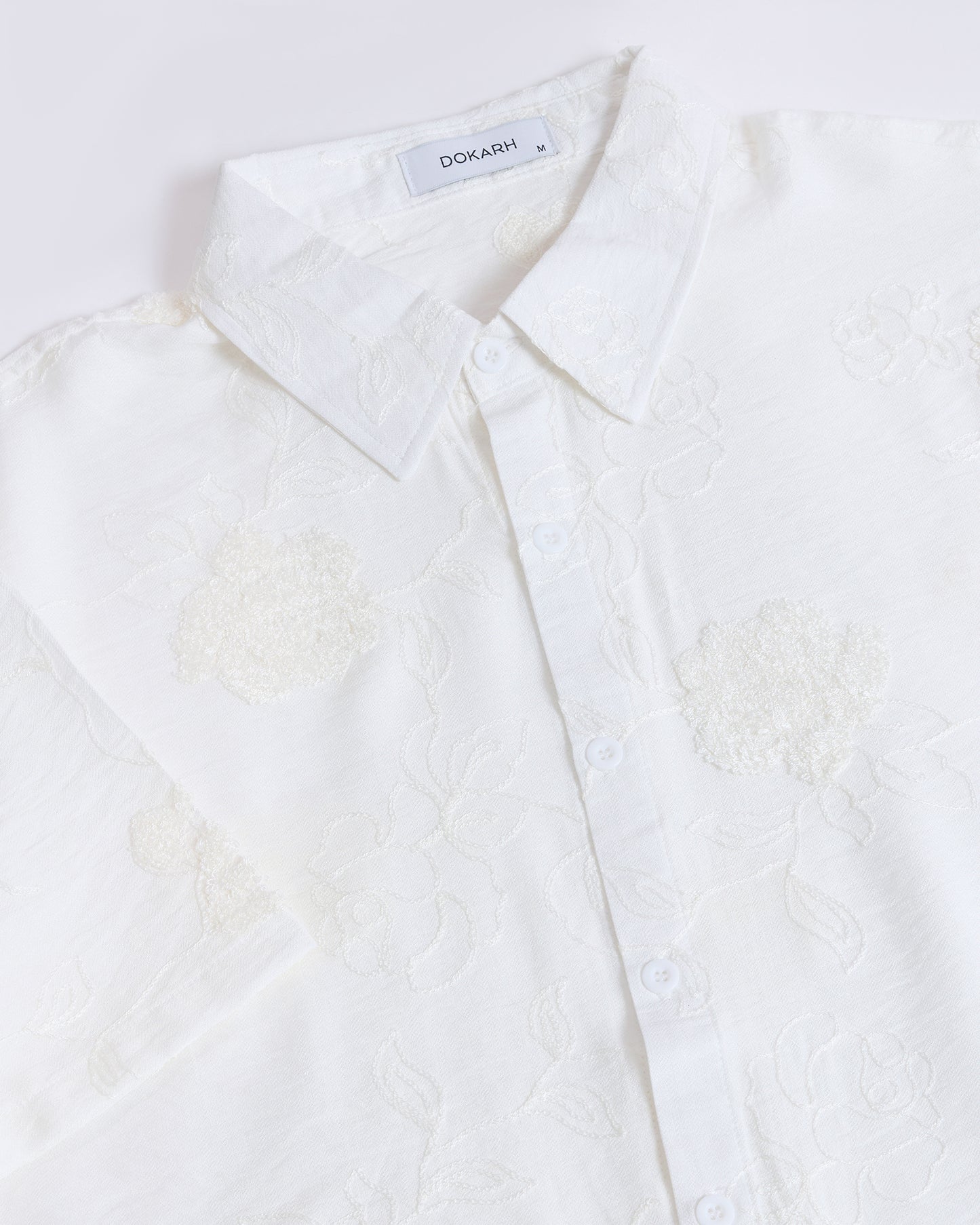 TEXTURED FLORAL SHIRT