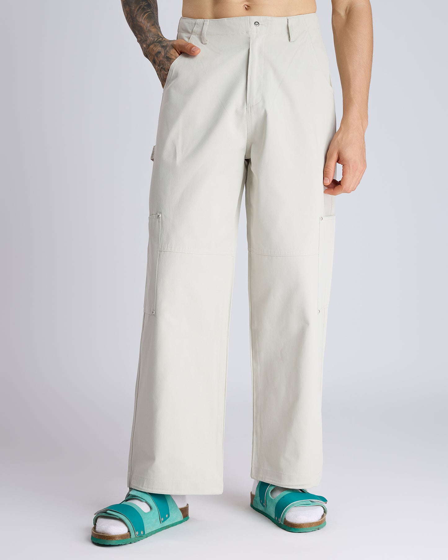 OFF-WHITE DOUBLE POCKET CO-ORDS