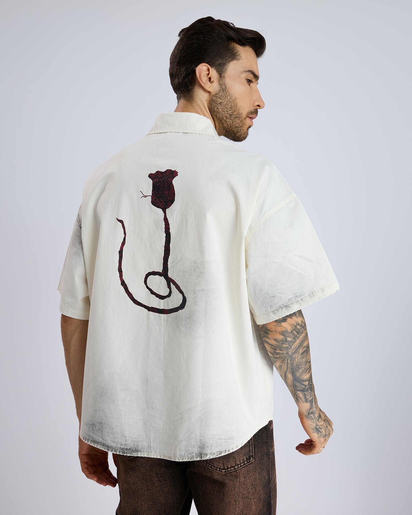 SNAKE ROSE SHIRT
