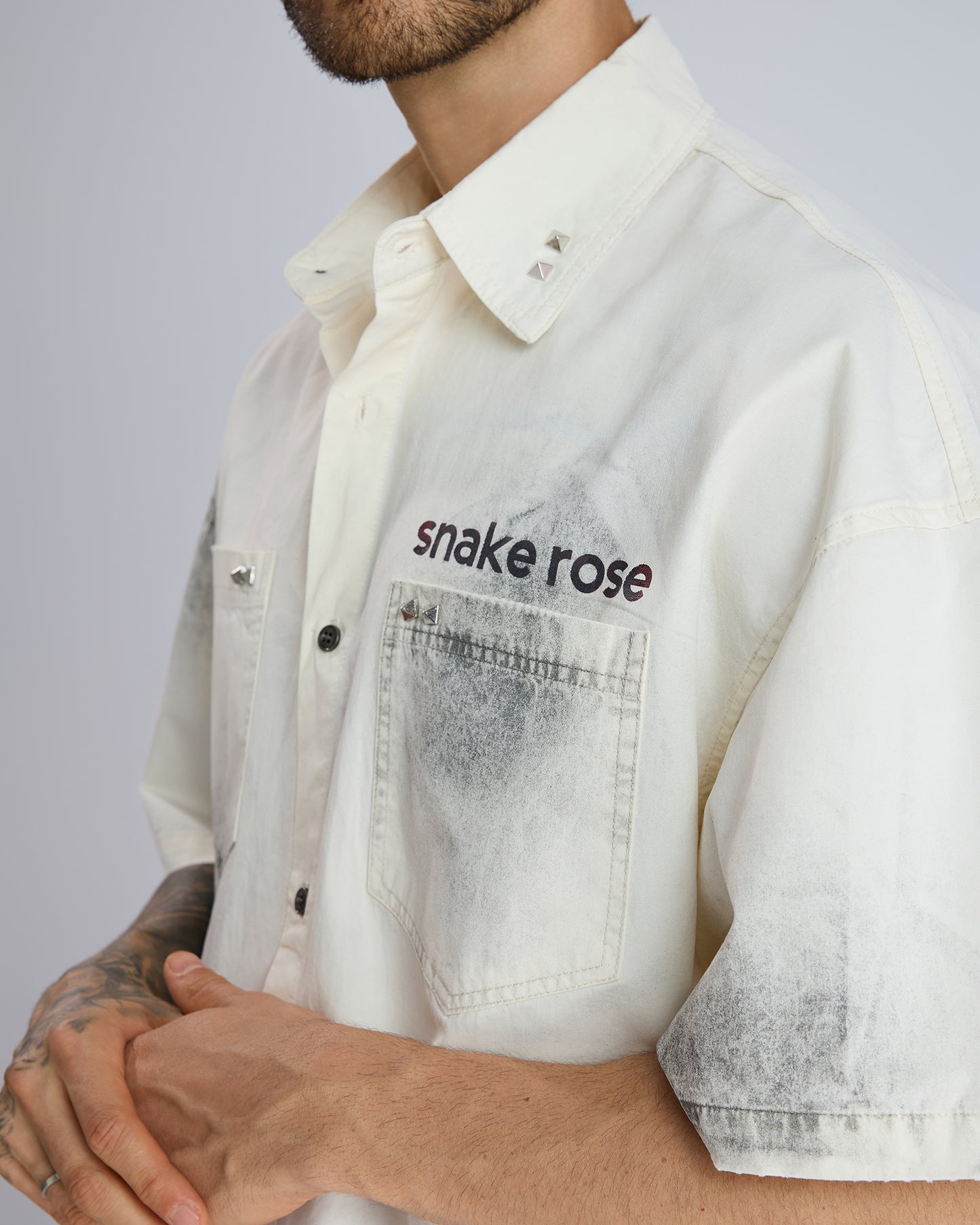 SNAKE ROSE SHIRT