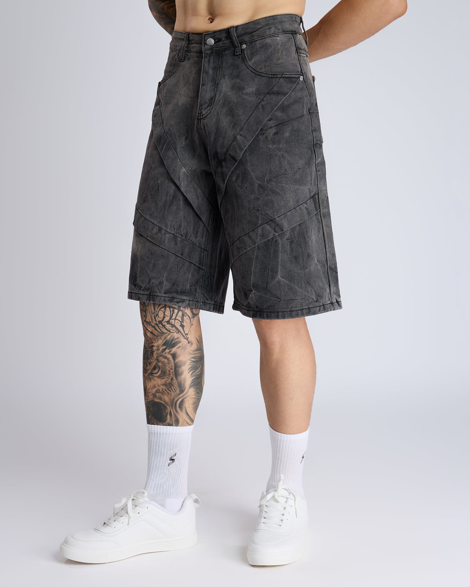 SLATE PANELLED JORTS