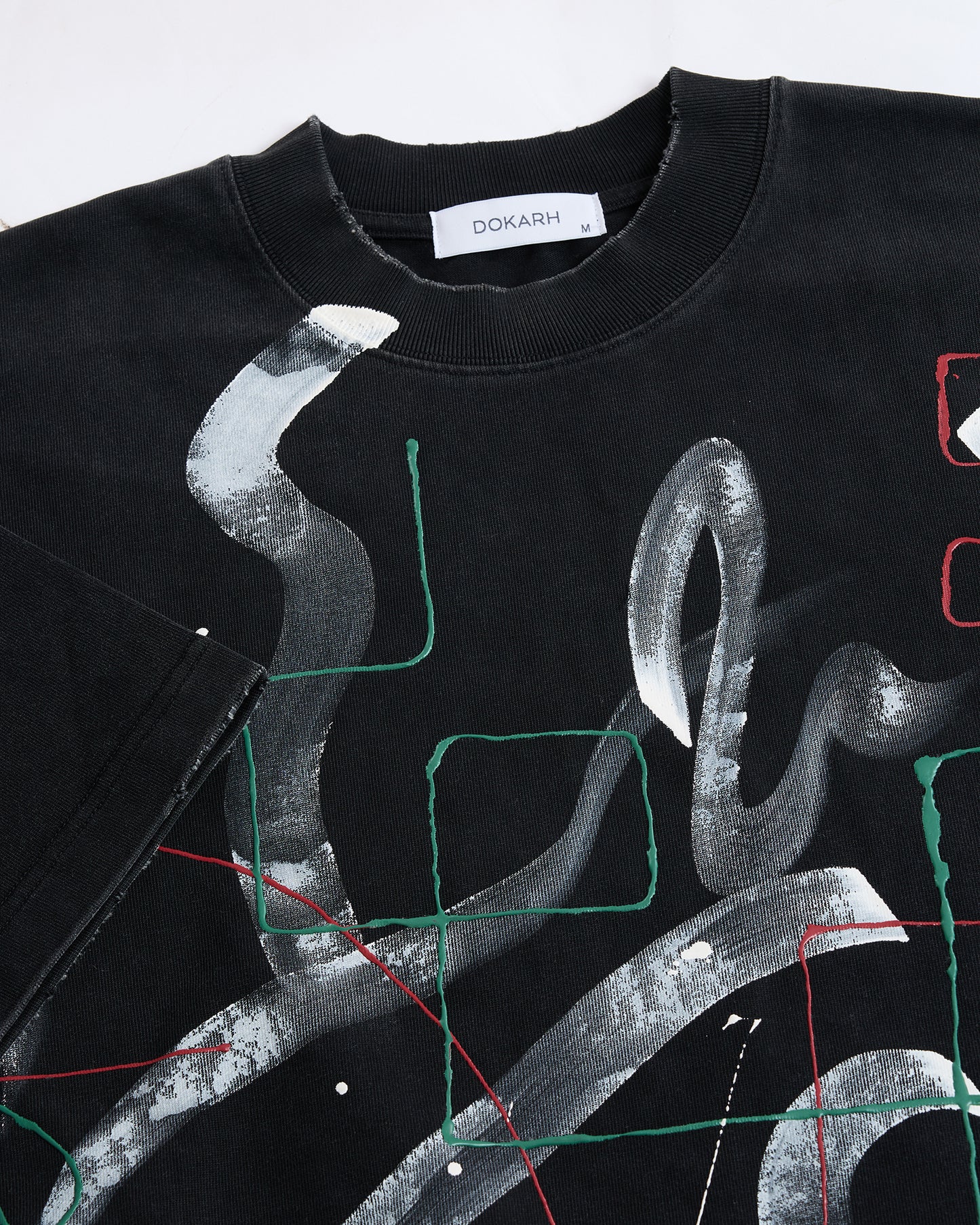 ABSTRACT PAINTED GRAPHIC TEE