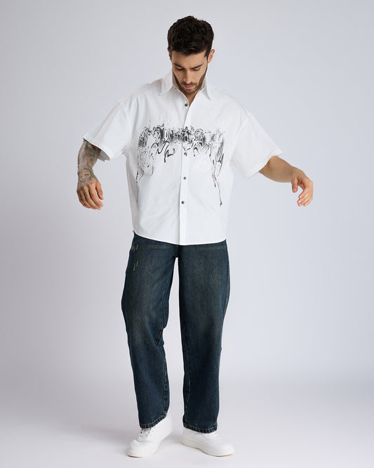 EMBROIDERED SKETCH SHIRT