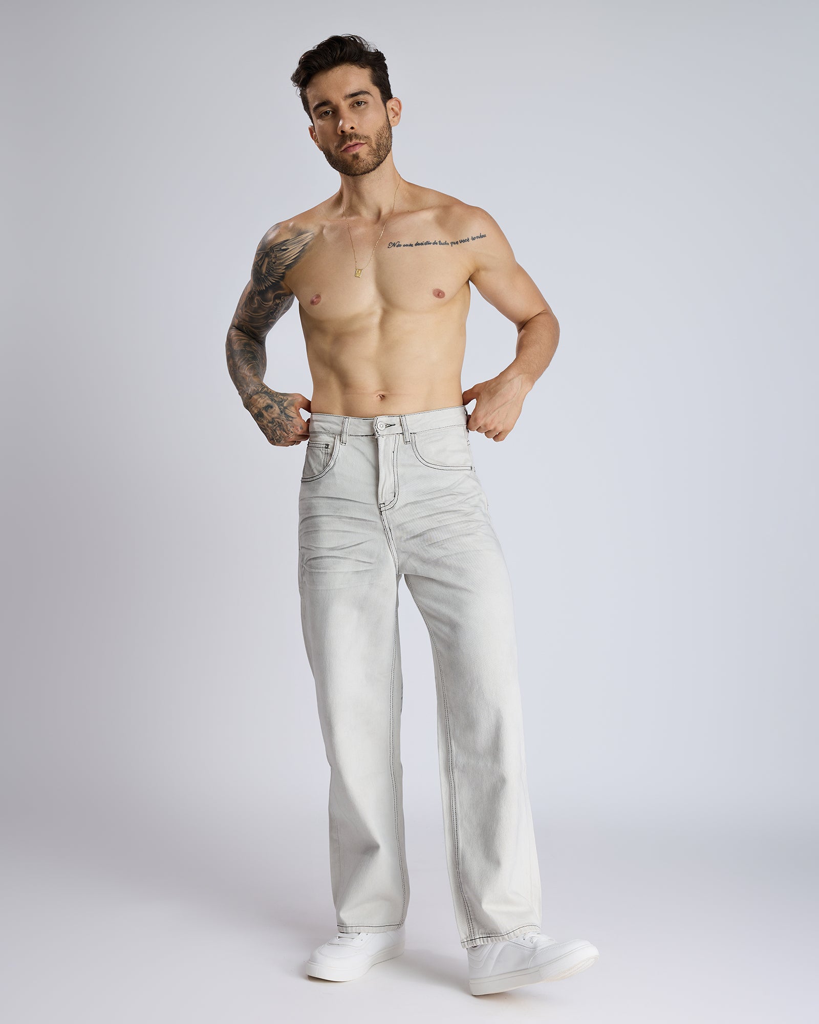 ASH FADE STRAIGHT-LEG DENIM