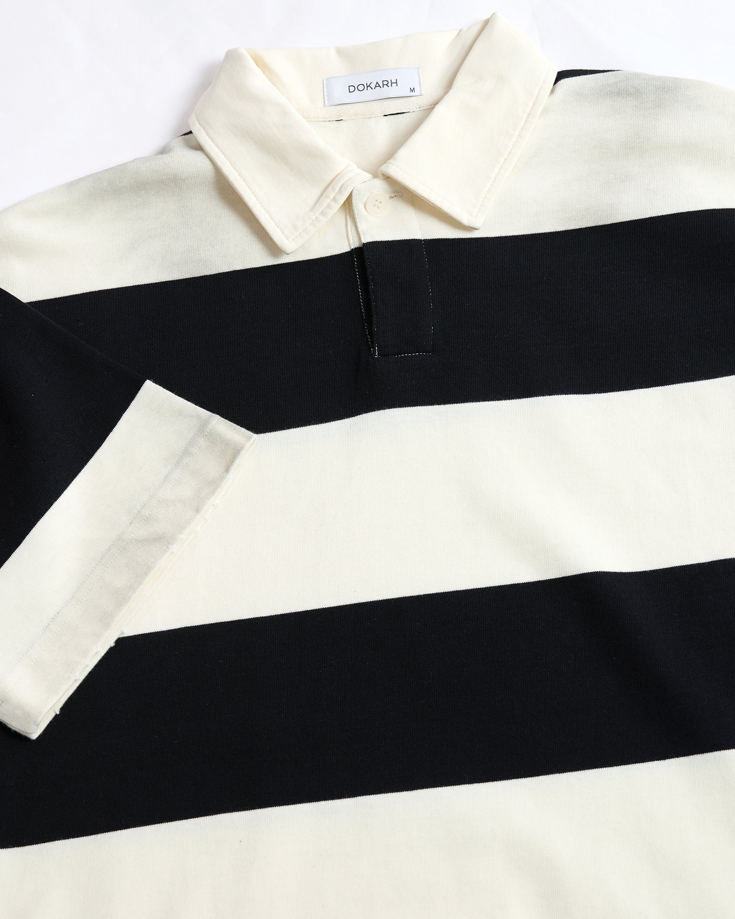 RUGBY STRIPE OVERSIZED POLO