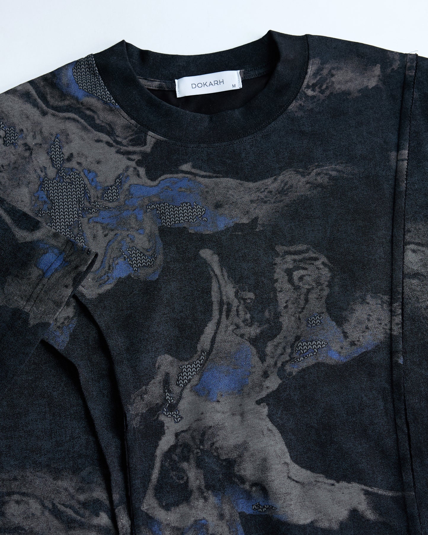 MULTI TEXTURED T-SHIRT by DOKARH