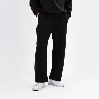 Relaxed Fit Black Sweatpants