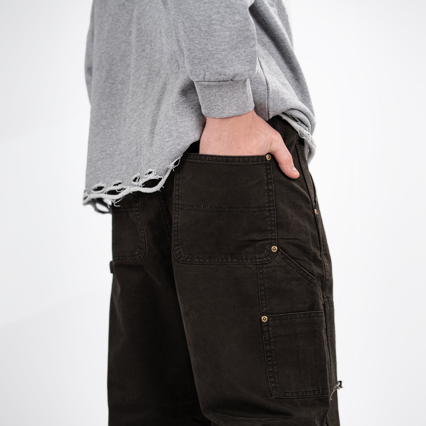 Men's Black Baggy Jeans