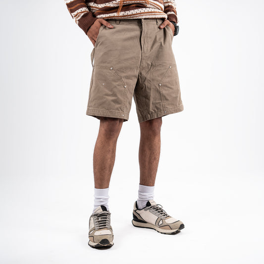 Cotton Twill Cargo Shorts