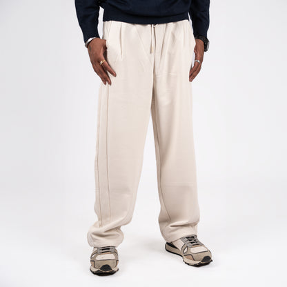 Men's Off-White Drawstring Sweatpants