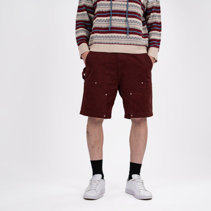 Burgundy Cargo Shorts