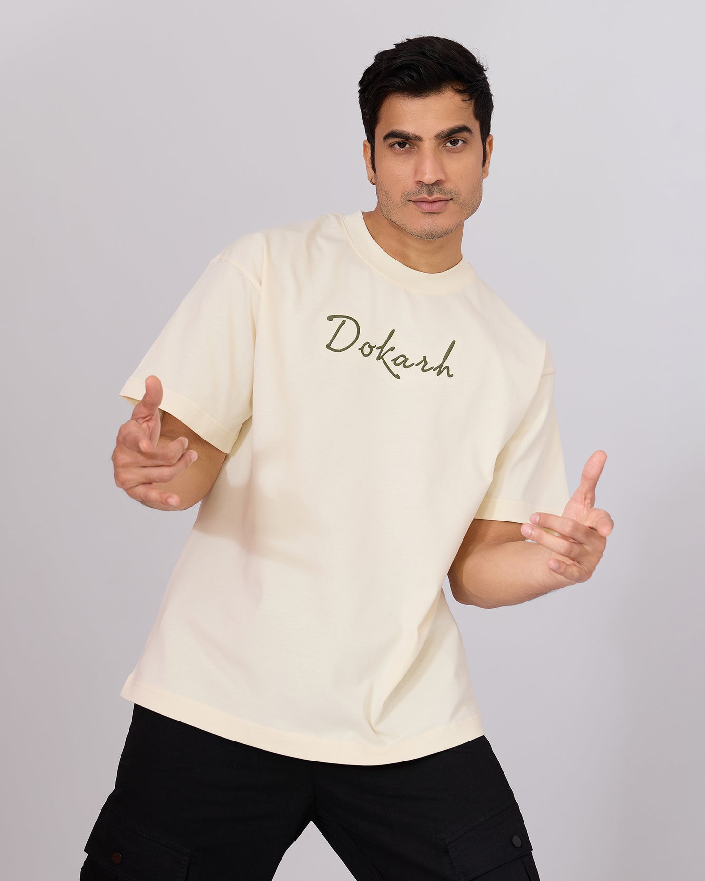 IVORY BLOOM OVERSIZED T-SHIRT