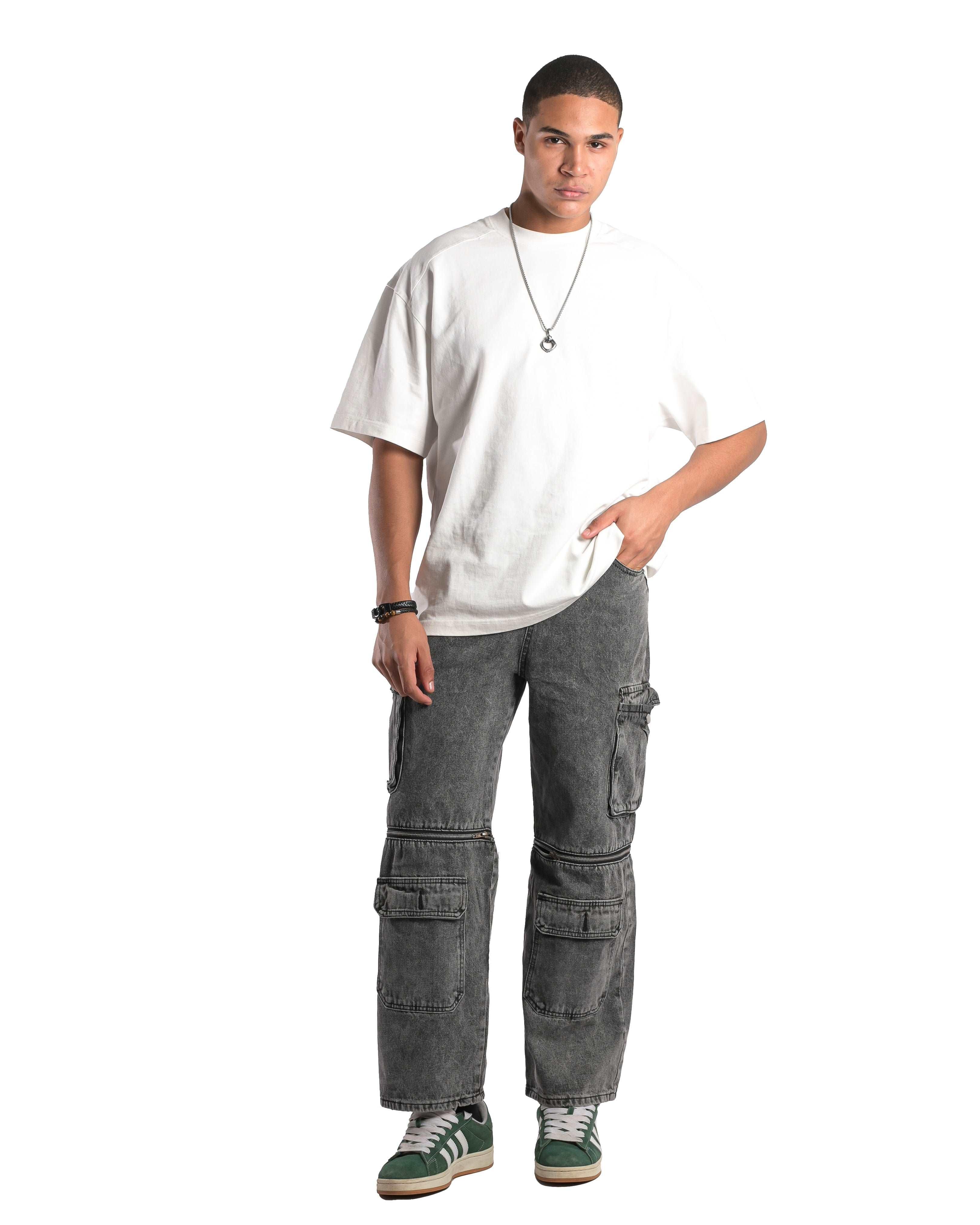 Versatile Detach-Zip Cargo Jeans - DOKARH