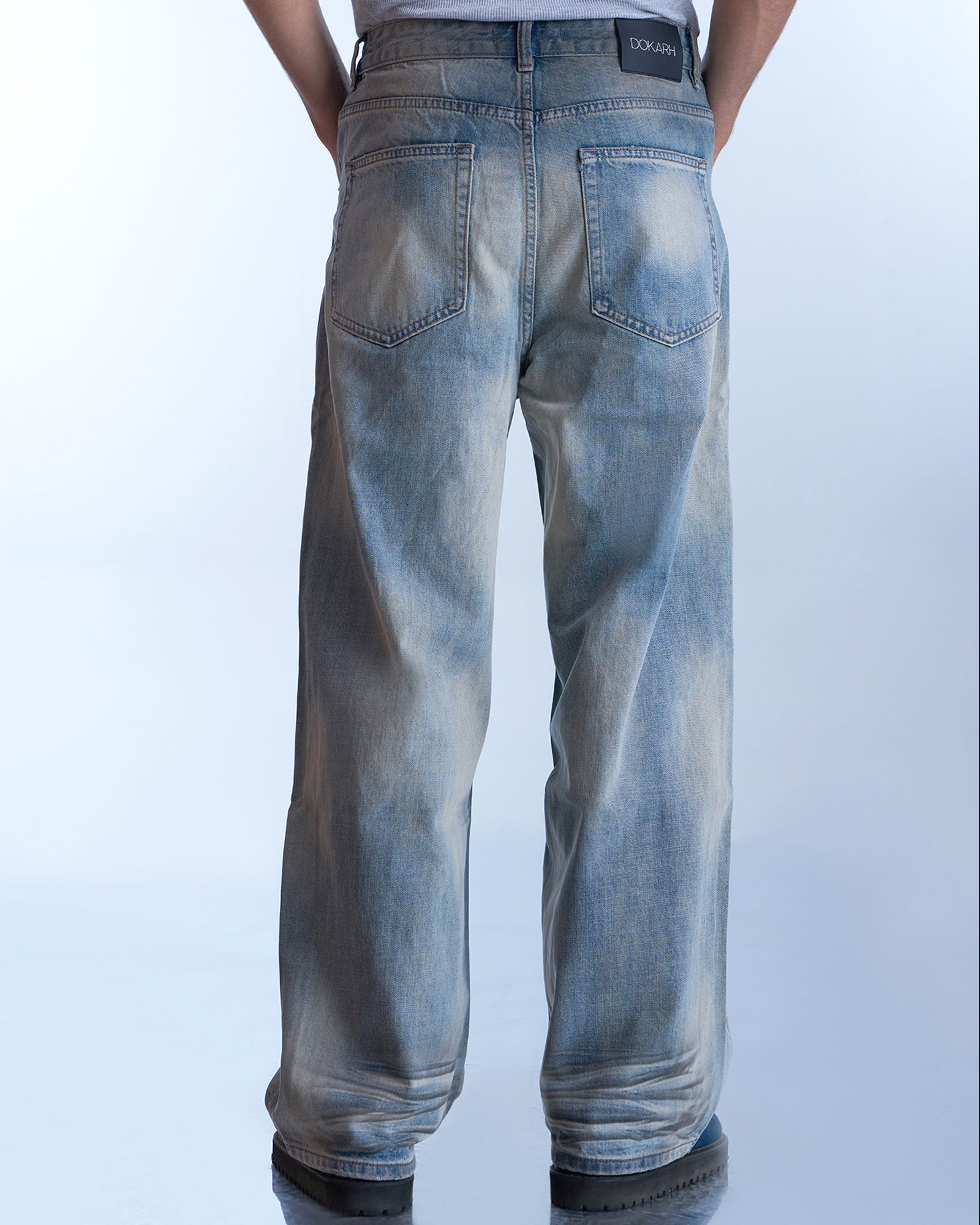 Dokarh Heavy Fade Wide-Leg Jeans-thumbmail-4