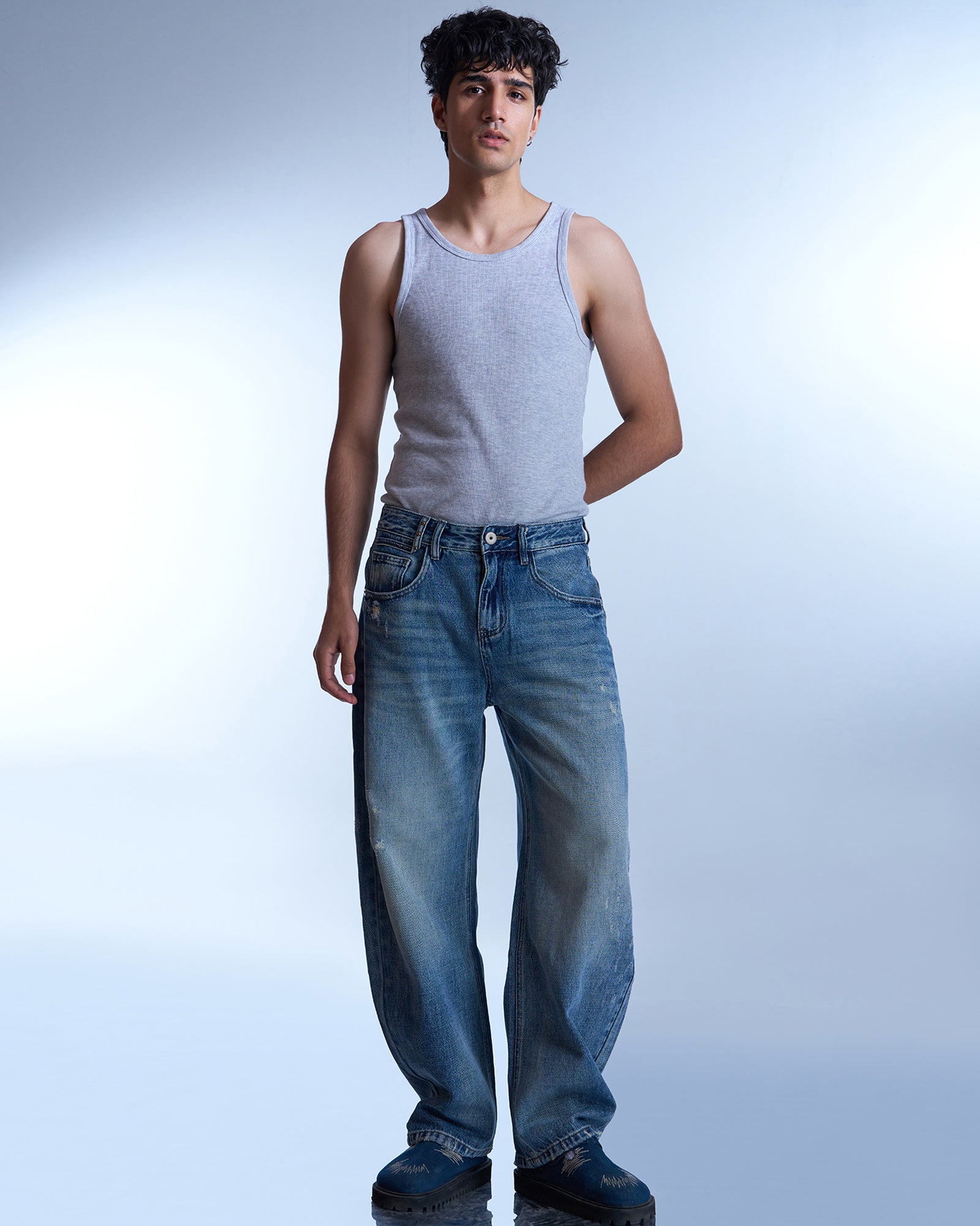 Dokarh Vintage Wash Relaxed Jeans-thumbmail-3