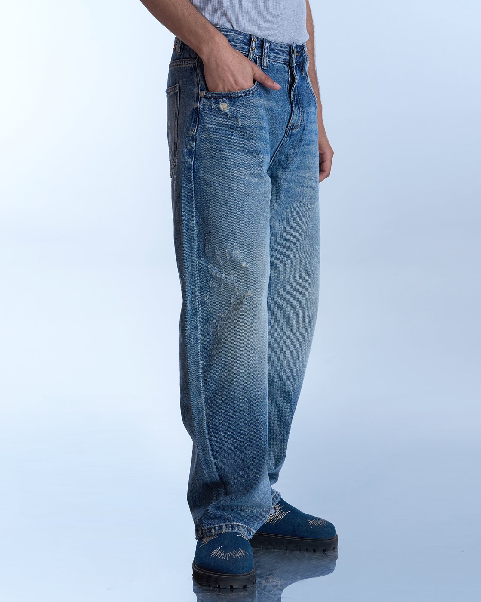 Dokarh Vintage Wash Relaxed Jeans-thumbmail-4