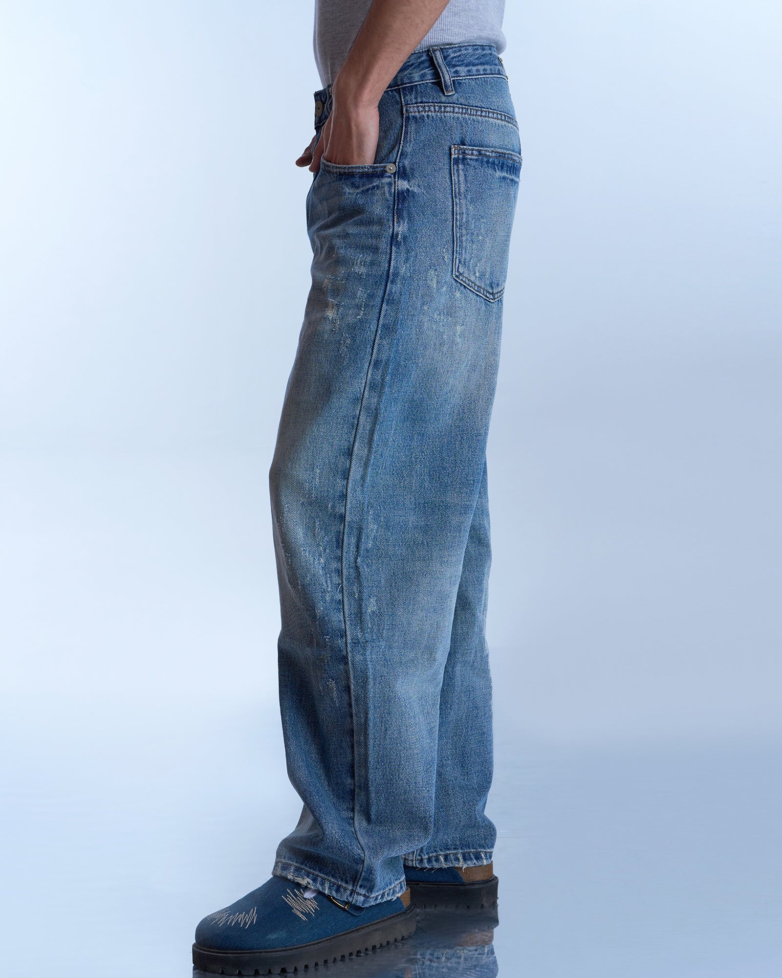 Dokarh Vintage Wash Relaxed Jeans-thumbmail-5