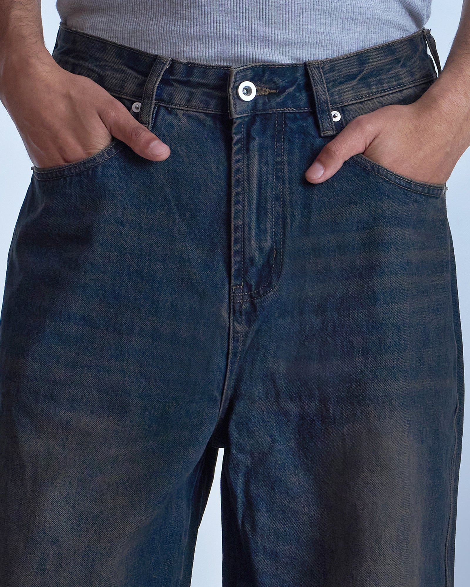 Dokarh Washed Wide-Leg Jeans-thumbmail-7