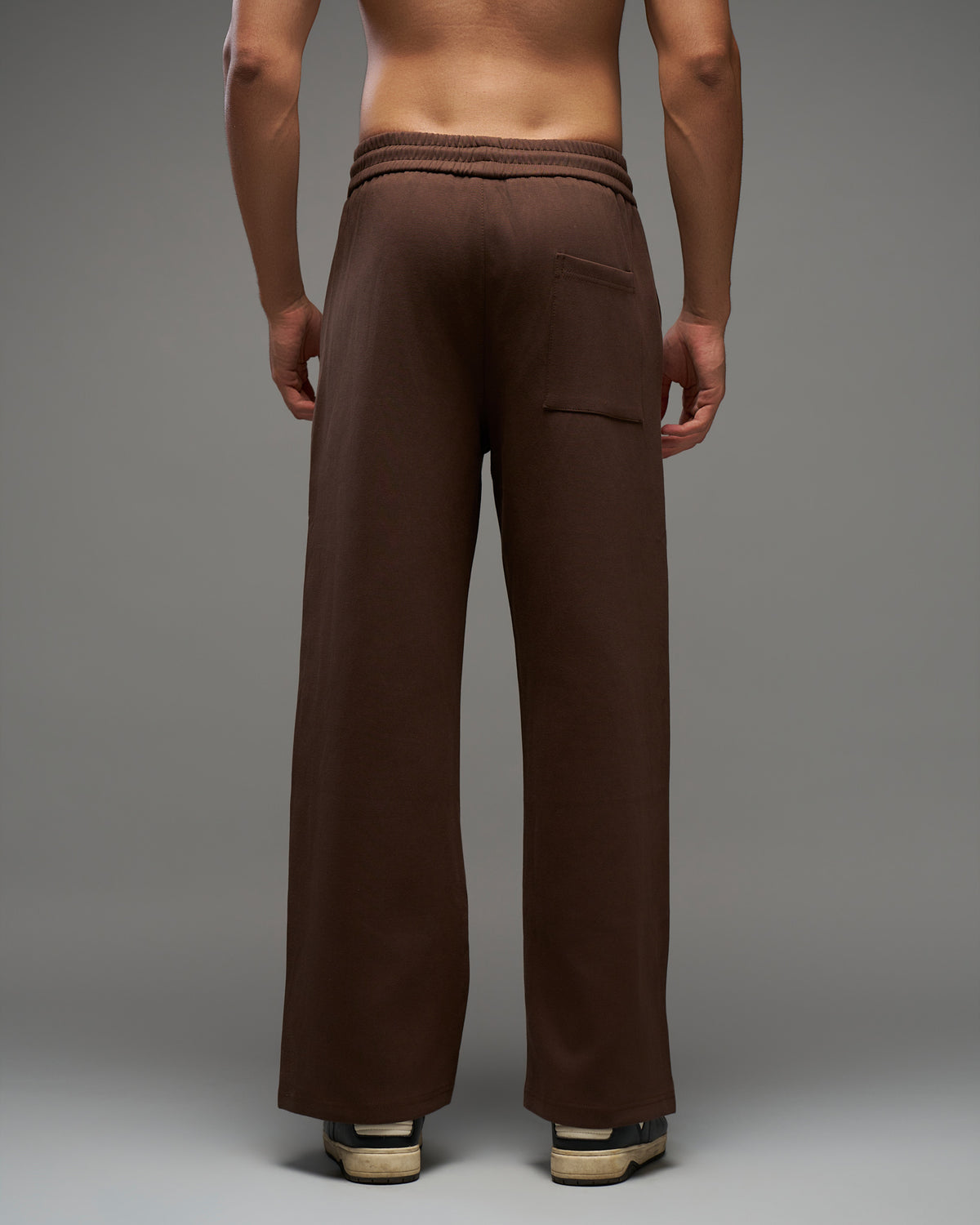Dokarh Brown Relaxed Sweatpants-thumbmail-4