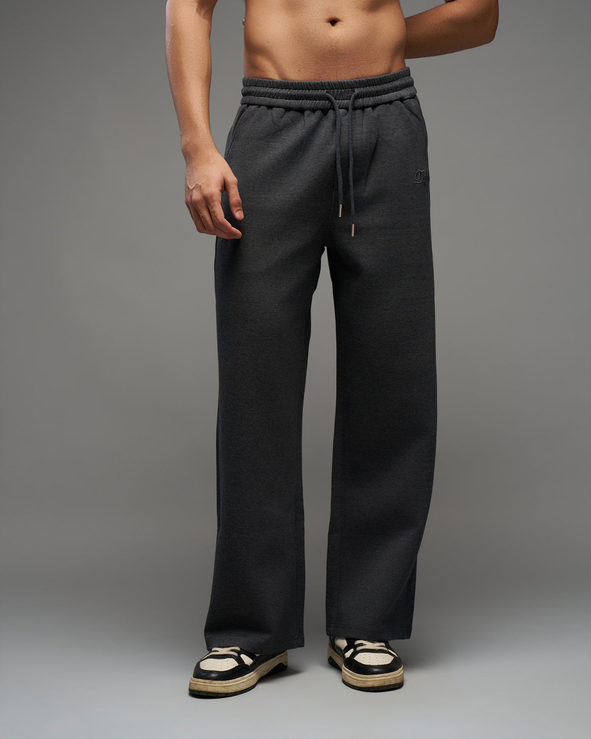Dokarh Grey Relaxed Sweatpants-thumbmail-5