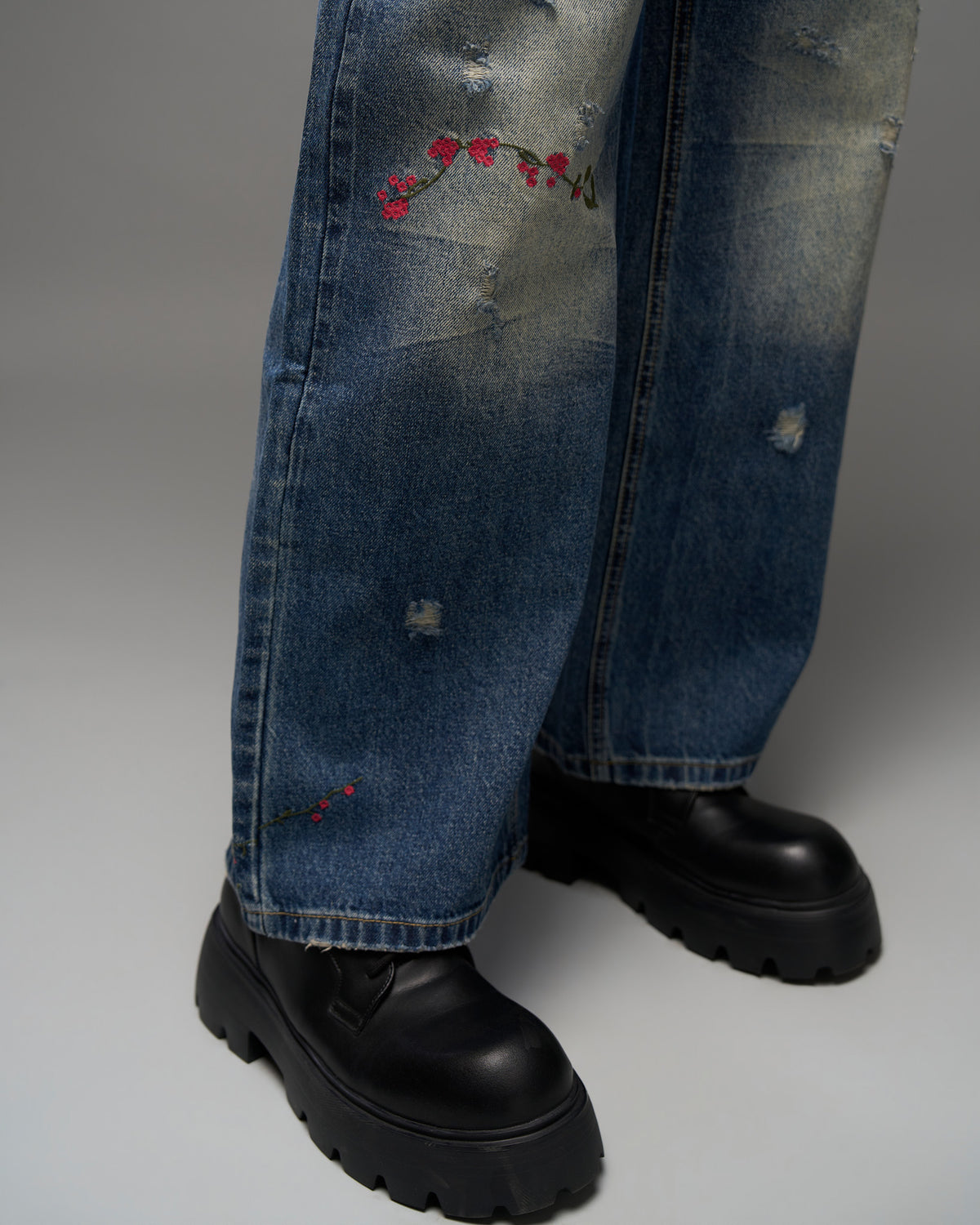 Distressed Floral Jeans-thumbmail-6