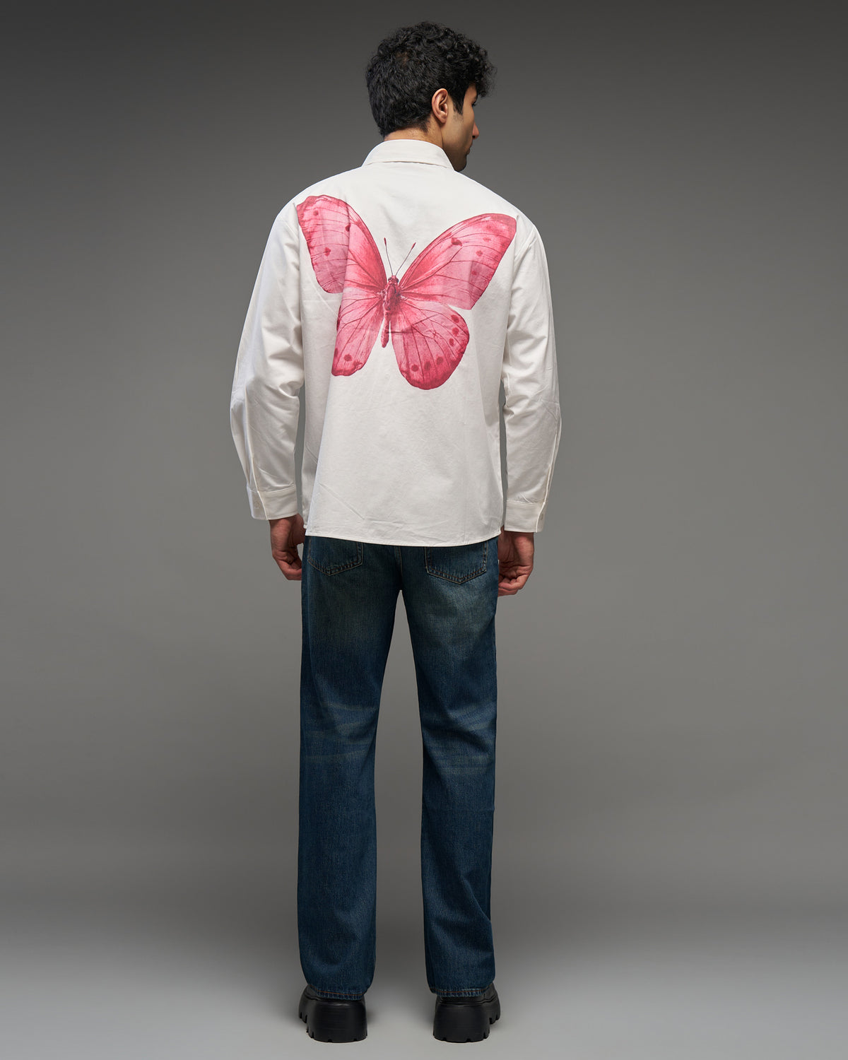 Pink Butterfly Graphic Shirt-thumbmail-2